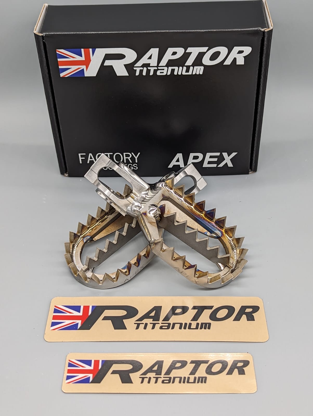 Raptor Titanium Foot Pegs Ayaklık BETA RR 2020-2025 RX012 Apex (Vade Farksız 3 Taksit)