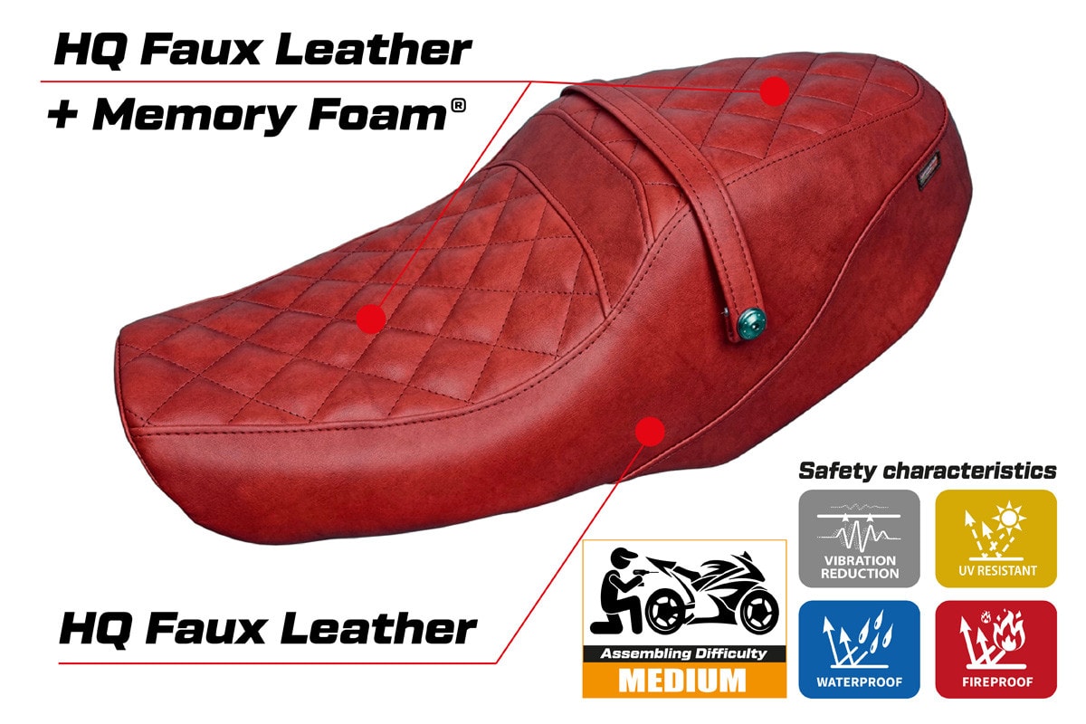 Seat cover compatible - Yamaha XSR 900 2022-2025 - mod Adeje Comfort System