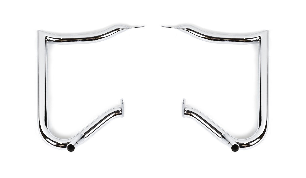 Factory 47 Anarchy Bag Guard Crash Bar – Krom – Harley‑Davidson Touring Uyumu