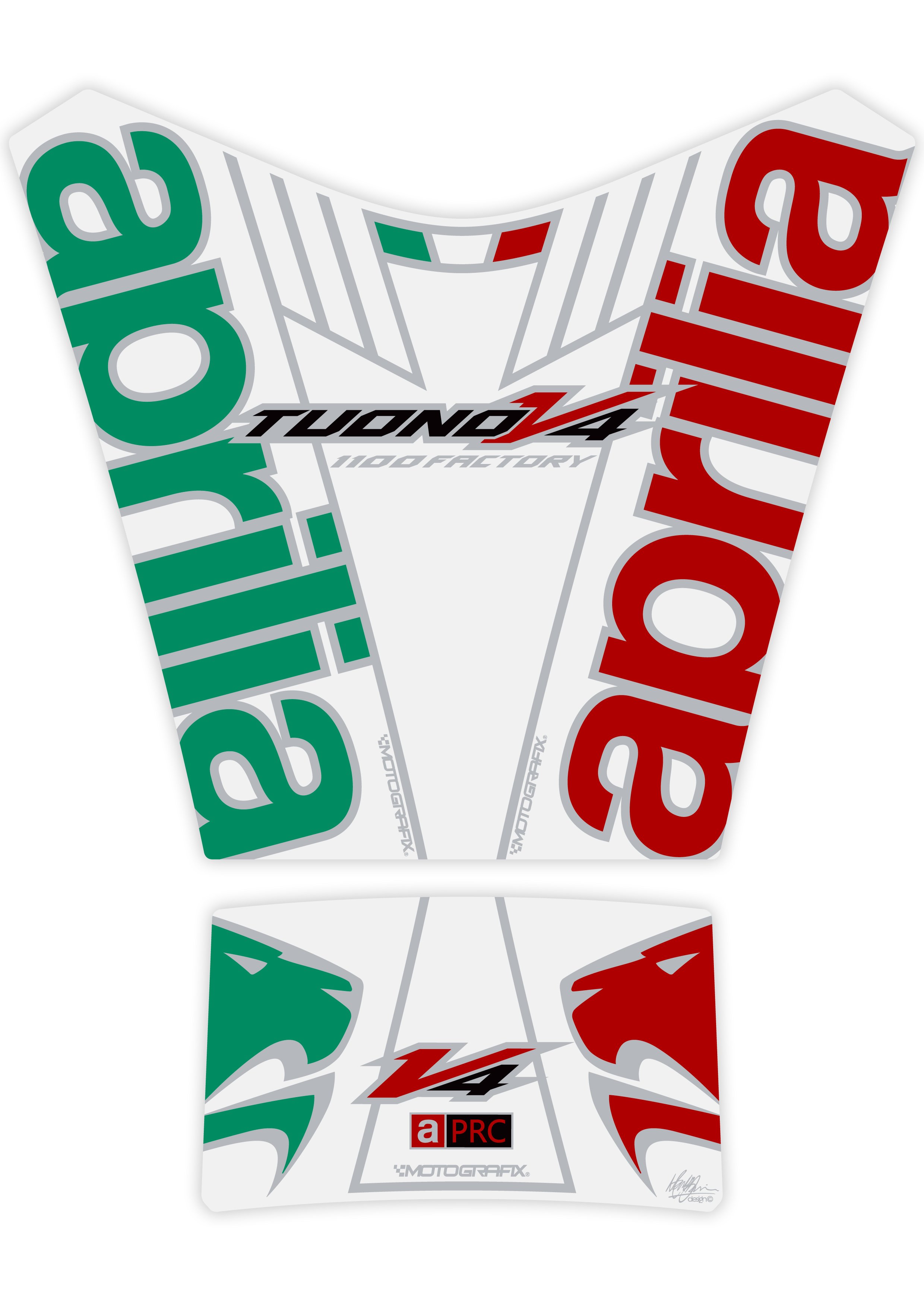 Motografix 3D Jel Sticker 2018-19 TUONO V4 1100 FACTORY