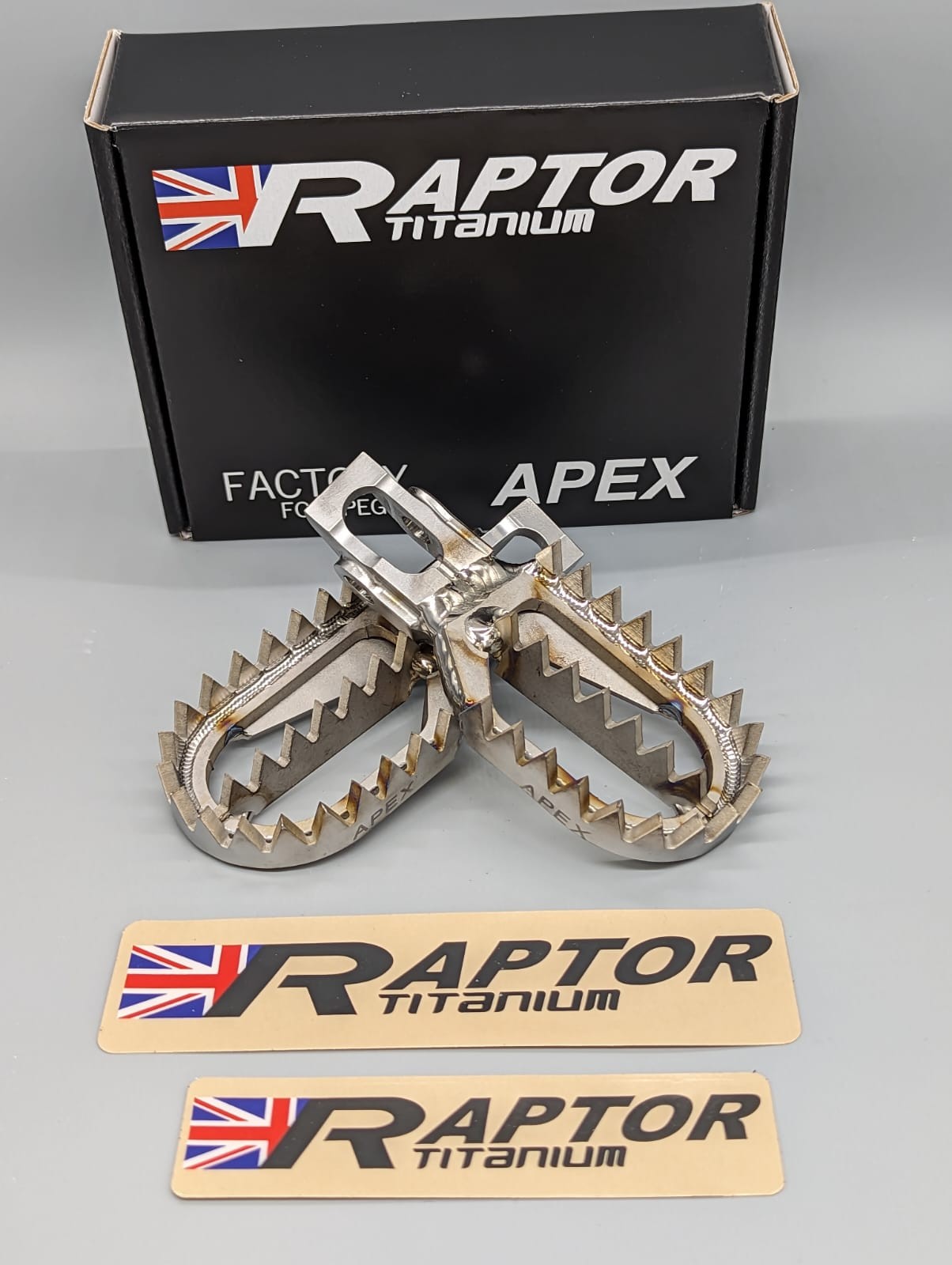 Raptor Titanium Foot Pegs Ayaklık KTM / HUSQVARNA 2020-2023 / GASGAS 2021-2023 RX016 Apex (Vade Farksız 3 Taksit)