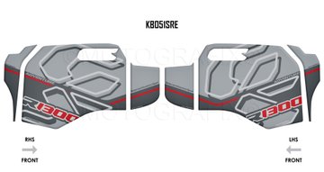 BMW R1300GS Adventure 2024 - 2025 Tank / Knee Section Paint Protector KB051SRE
