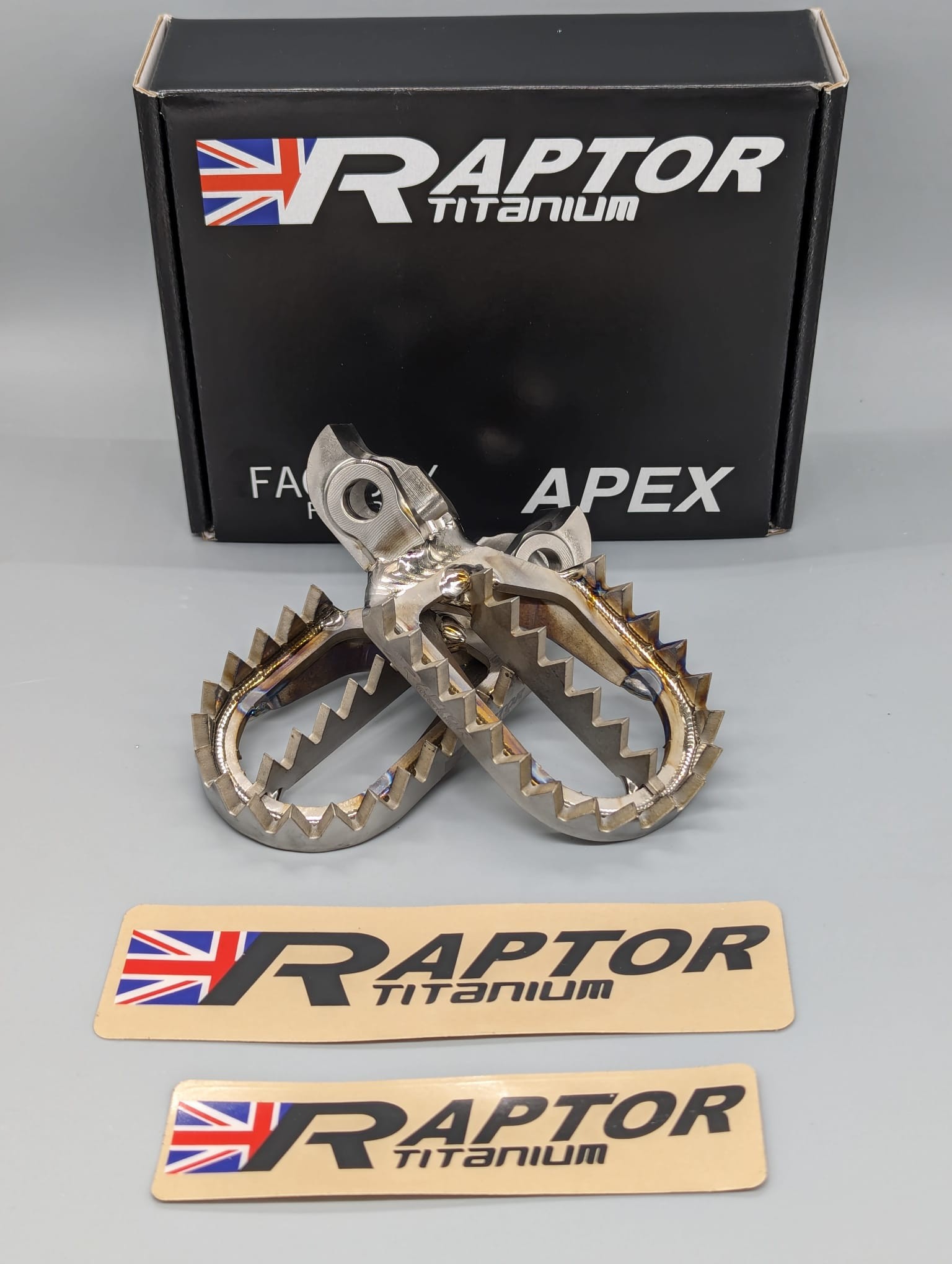 Raptor Titanium Foot Pegs Ayaklık TM Racing 2000-2021 RX009 Apex (Vade Farksız 3 Taksit)