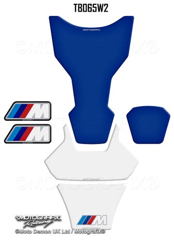 BMW M1000R M1000RR 2021 - 2025 M Motosiklet Tank Pad Protector Gel Protection TB065W2