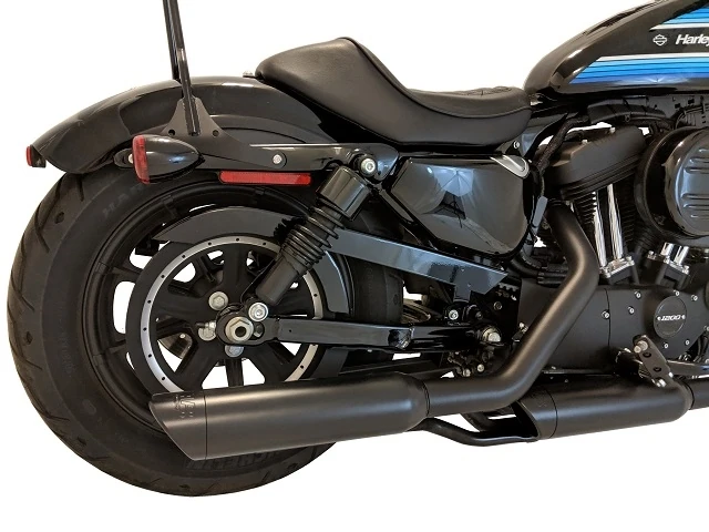 Sportster XL Tip Compatible Exhaust Pipes | Black