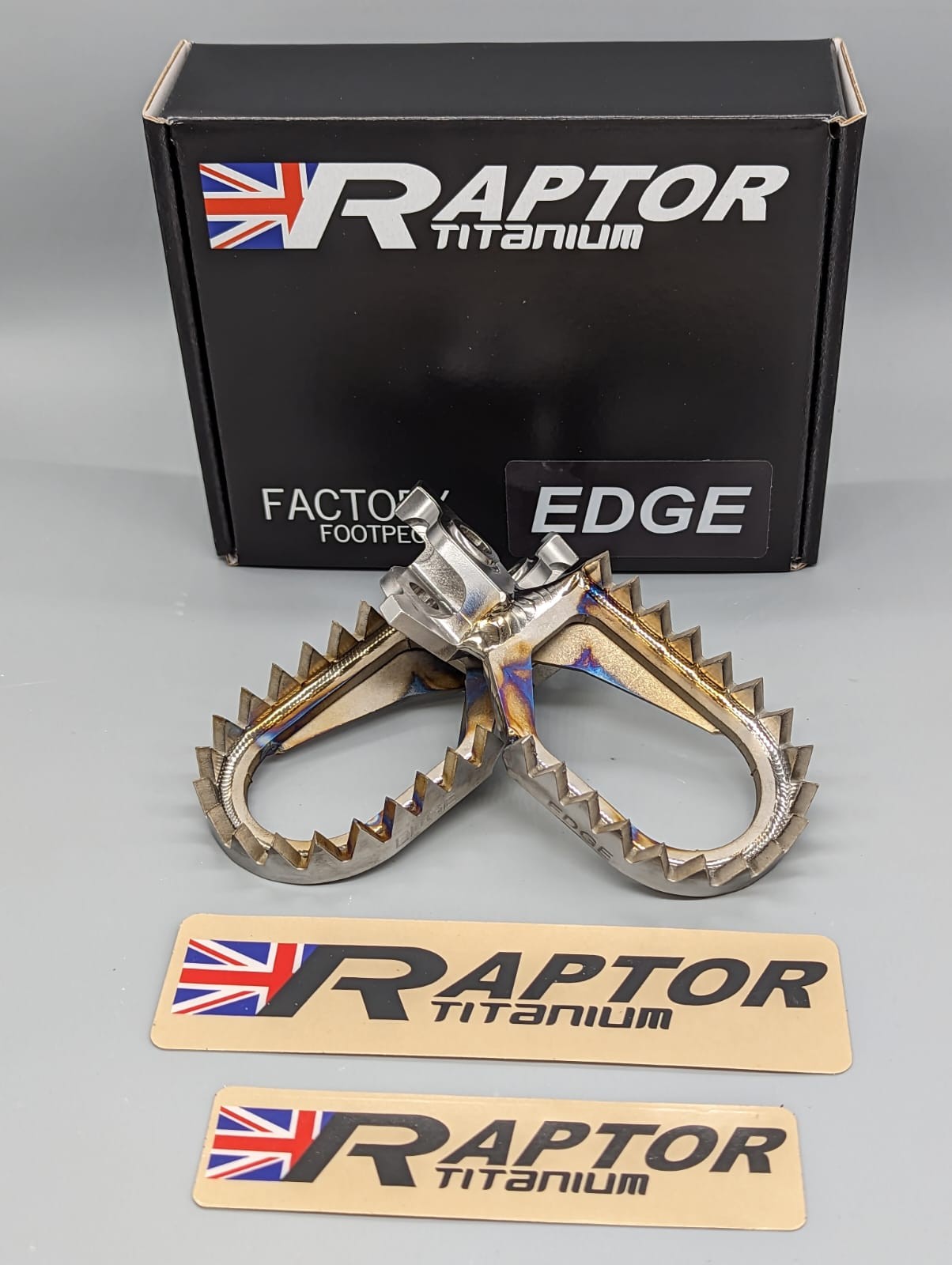 Raptor Titanium Foot Pegs Ayaklık HONDA CRF 150/250/450 2002-2025 RME002 Edge  (Vade Farksız 3 Taksit)