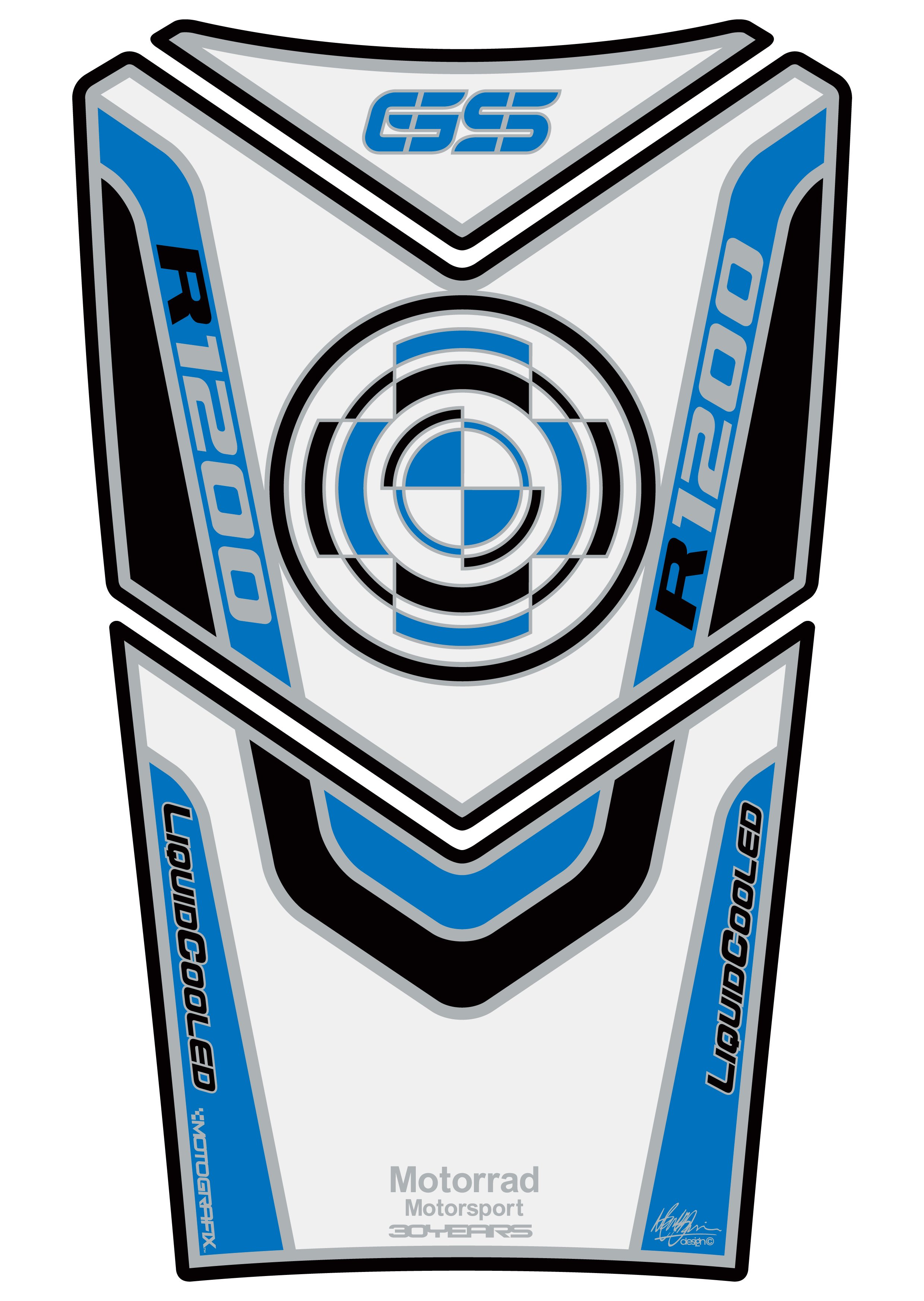 Motografix 3D Jel Sticker 14-18 R1200GS ADVENTURE