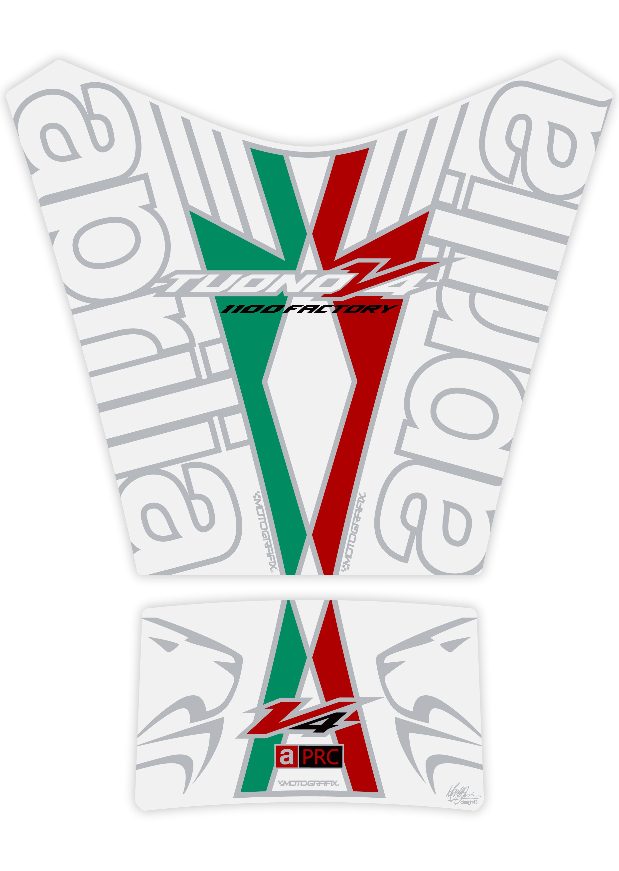 Motografix 3D Jel Sticker 2018-19 TUONO V4 1100 FACTORY