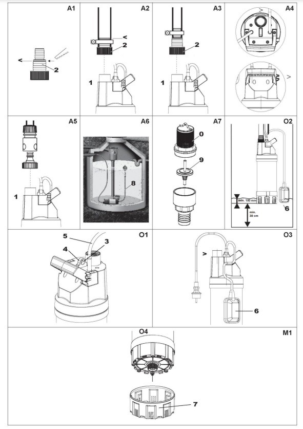 Alarko Diamond Ec-Tds 1000 Multi Inoks Keson Kuyu ve Sarnıç Dalgıç Pompası (1.25 Hp - 220 Volt - Monofaze) (Geniş, Açma Kuyu) / Flatörlü (Şamandıralı)