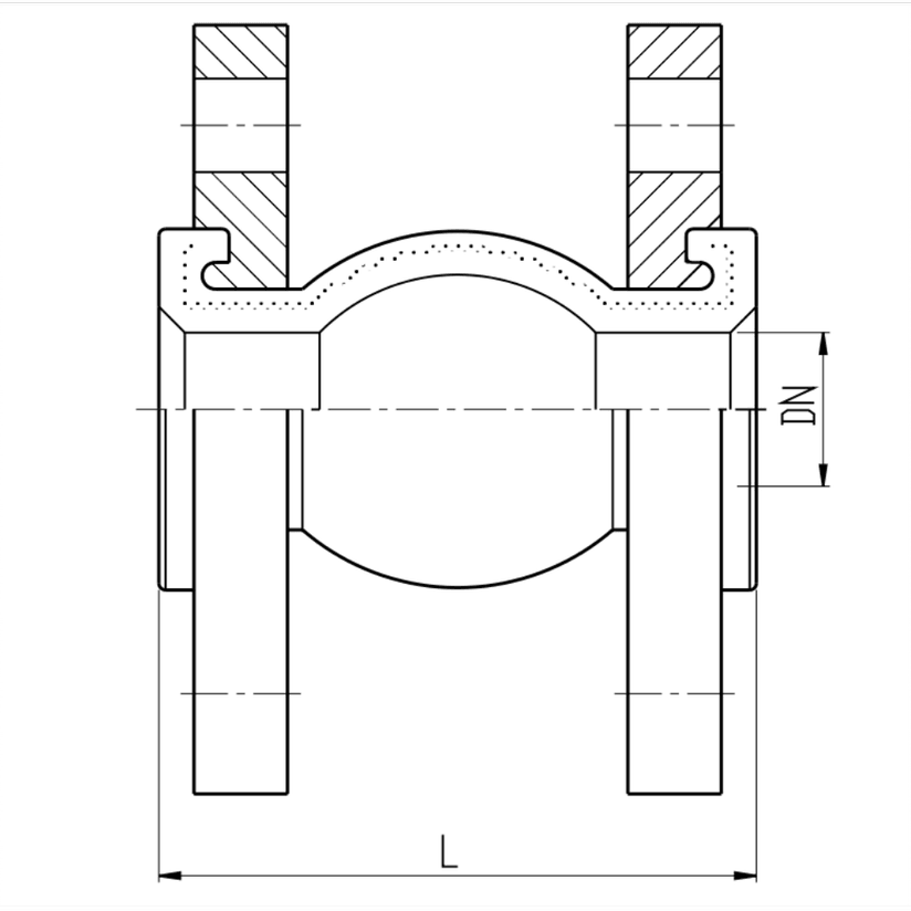 Unival Dn200 Kauçuk Kompansatör