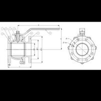 Duyar Dn100 Pn-16 Pik F4 Küresel Vana T-0520