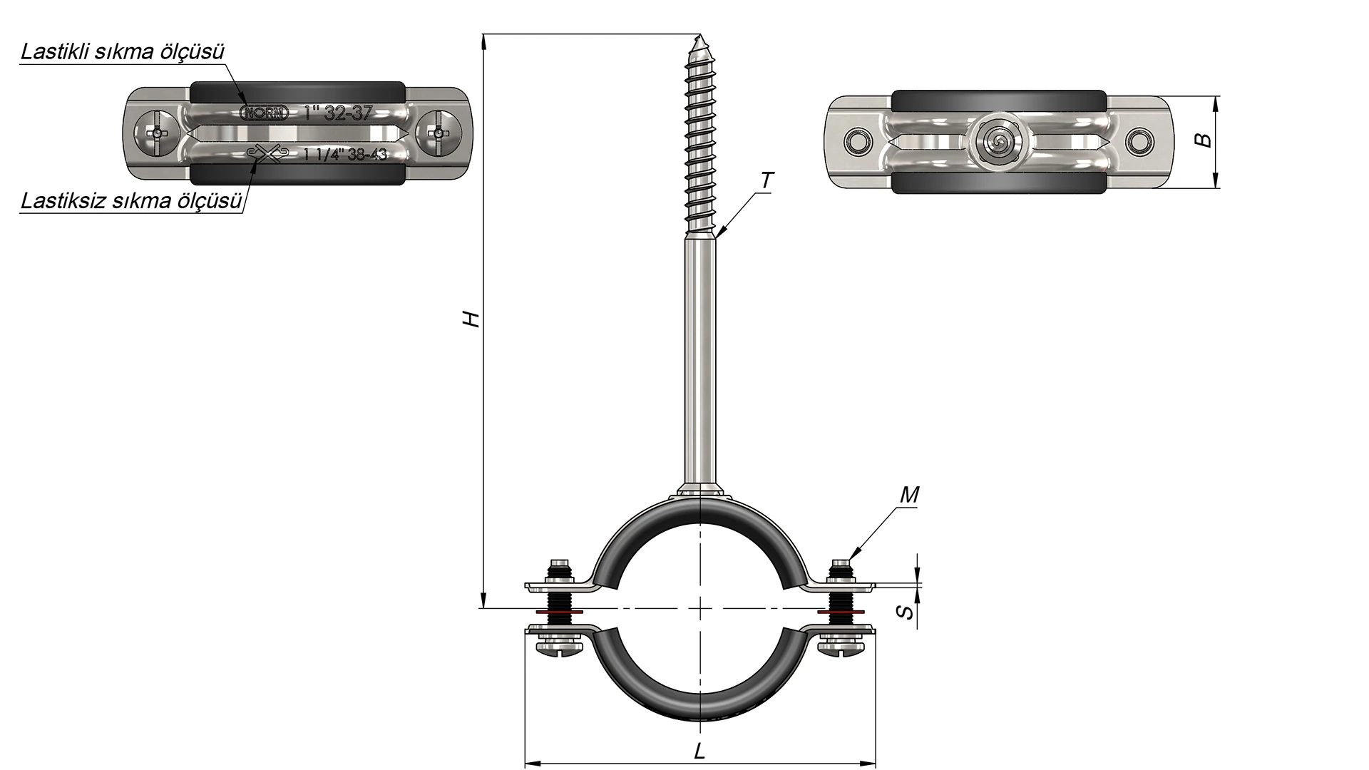 Uzun Trifonlu Kelepçe Norm