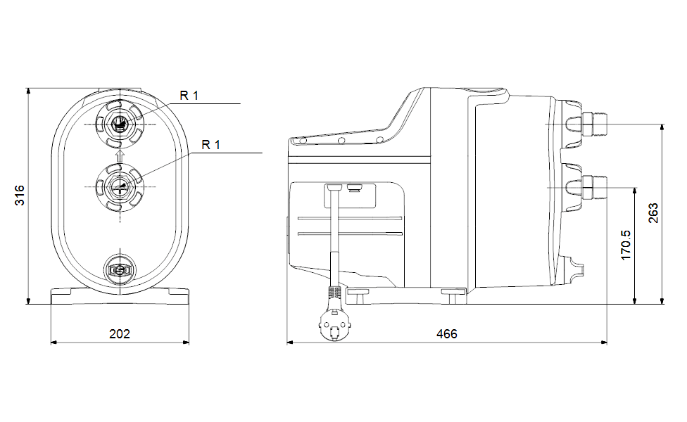 Grundfos SCALA1 3-35 Hidrofor