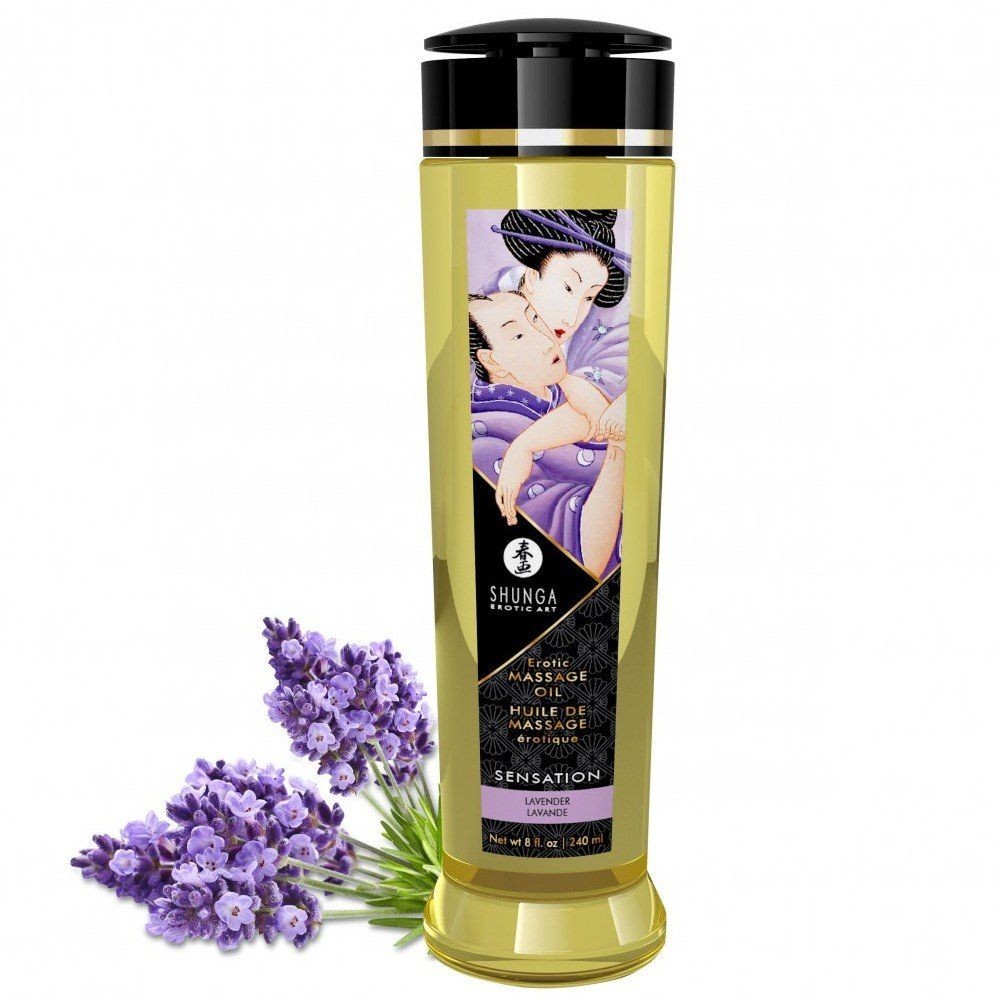 Shunga Erotic Massage Oil 240 Ml Lavender Aromalı Masaj Yağı | Agorshop Sex  Shop