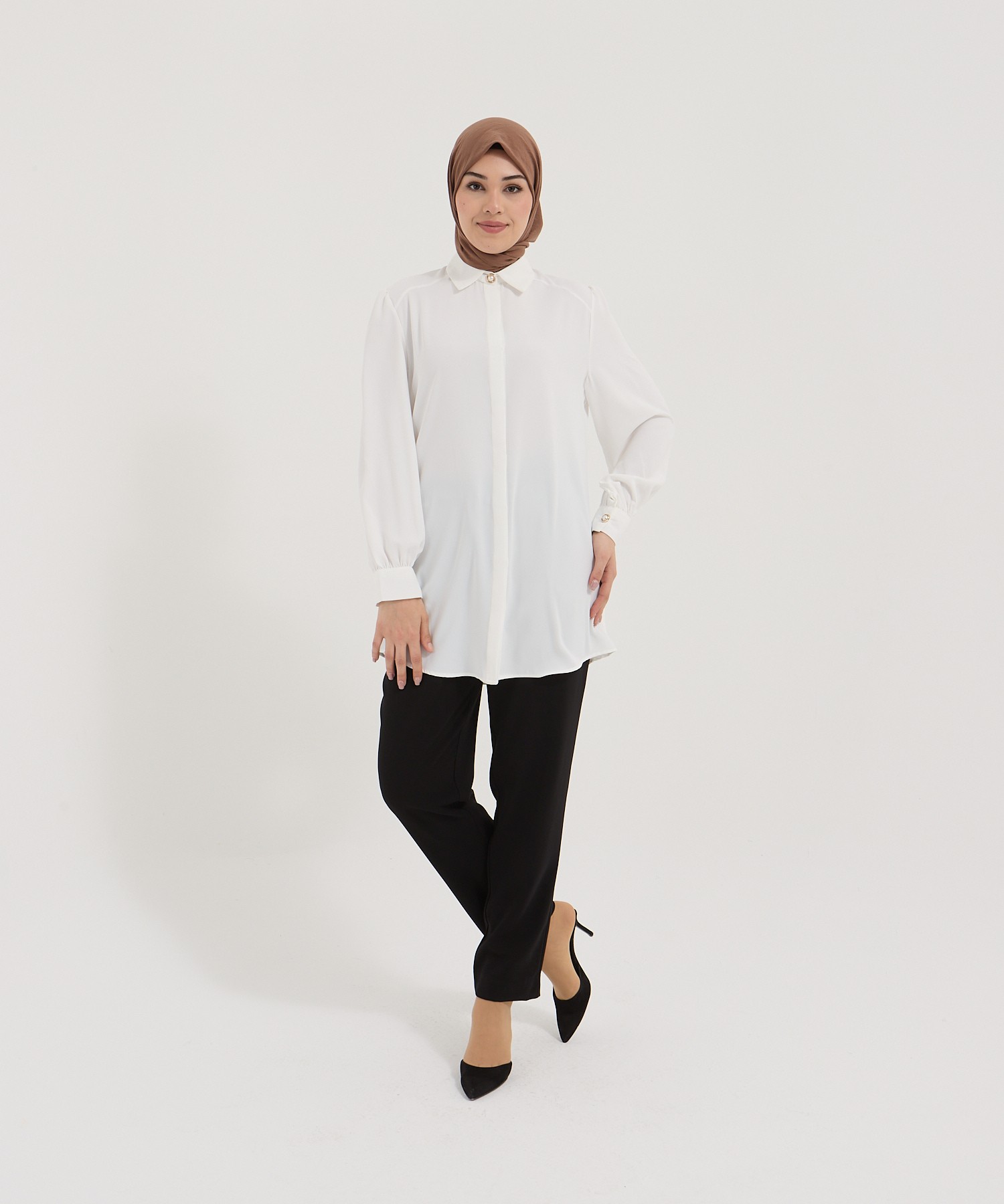 Alya Tunik - Ekru