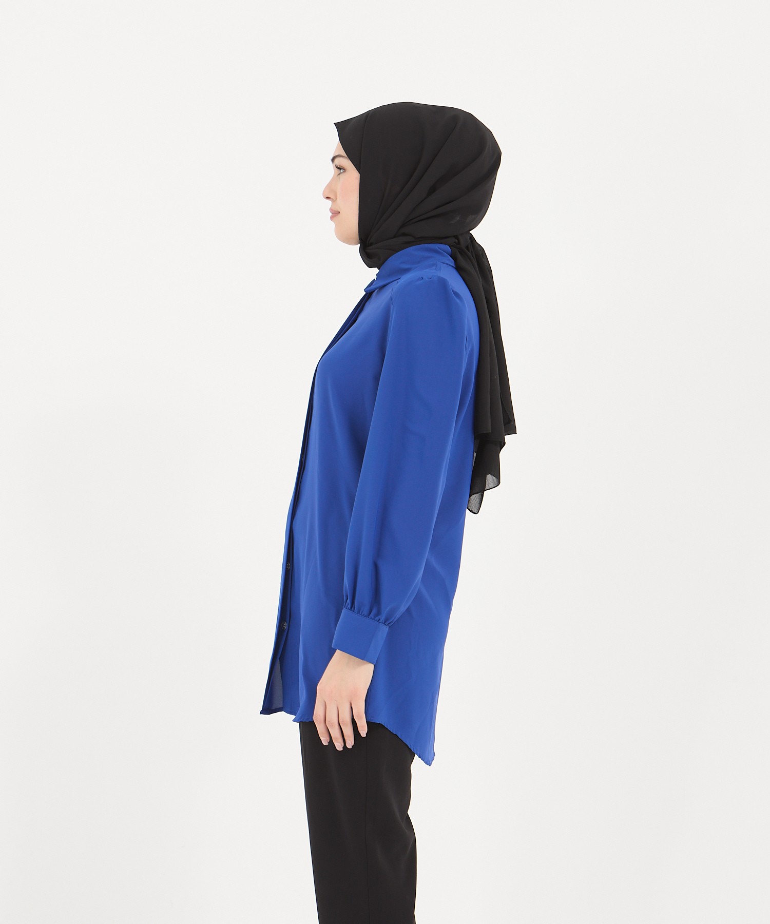 Alya Tunik - Saks Mavisi