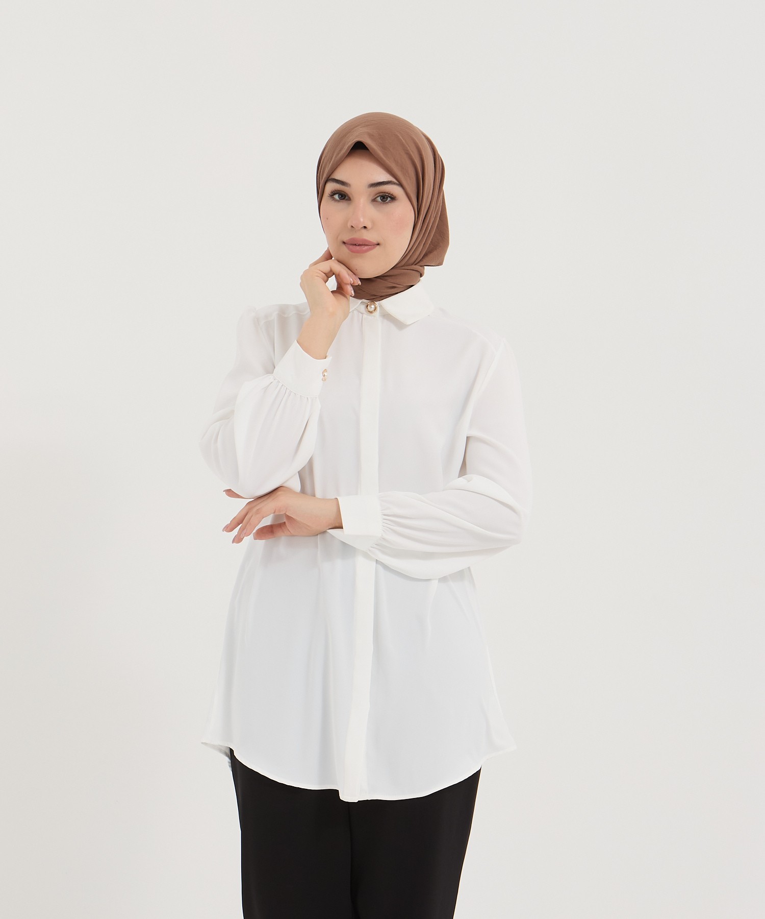 Alya Tunik - Ekru