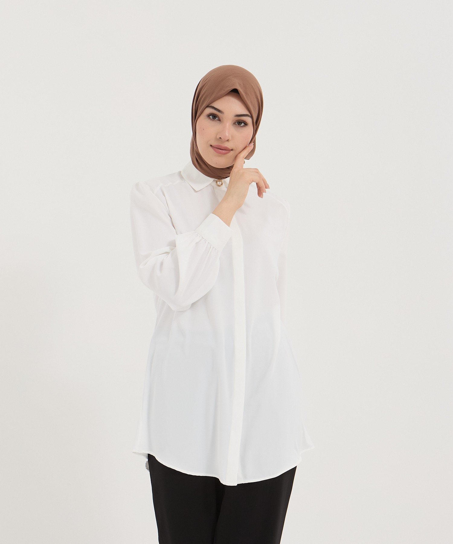 Alya Tunik - Ekru