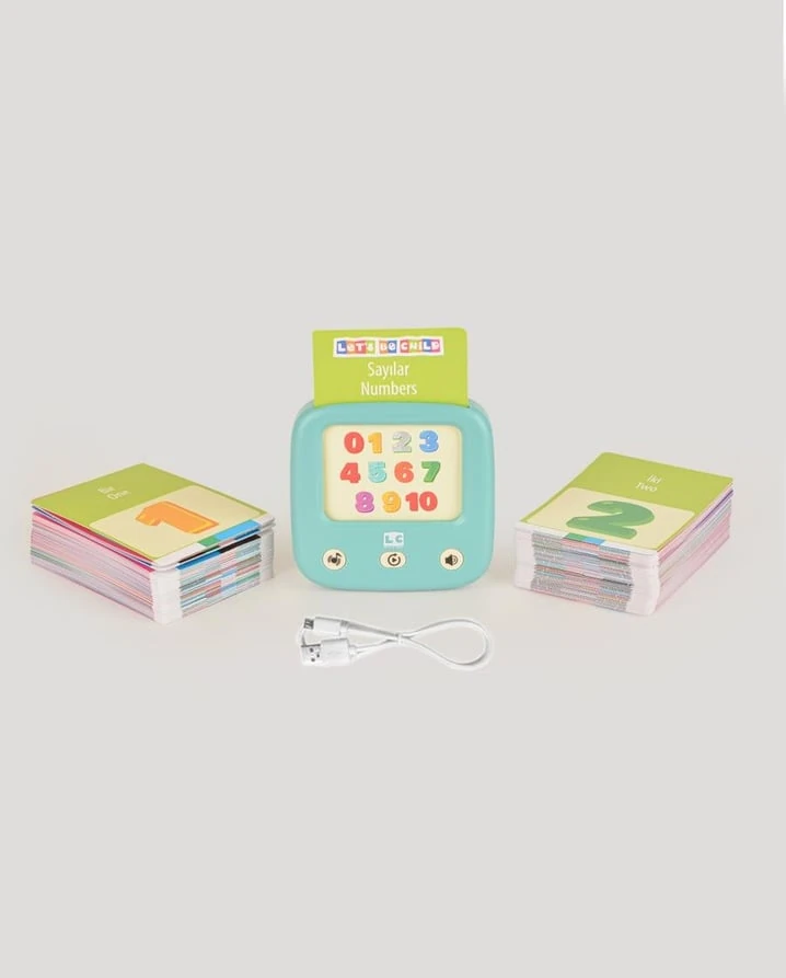 Türkçe-İngilizce Konuşan Flash Kartlar