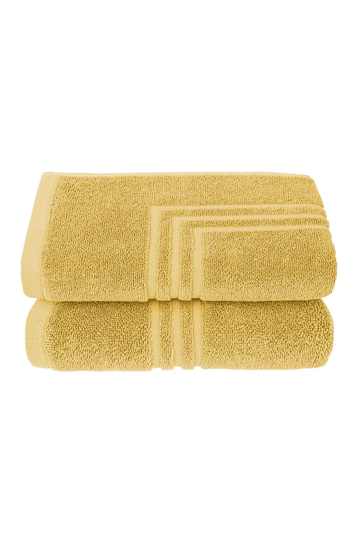 Boheme %100 Pamuklu Lüks 2'li Banyo Paspası Seti | 50x70cm | Antrasit - gold