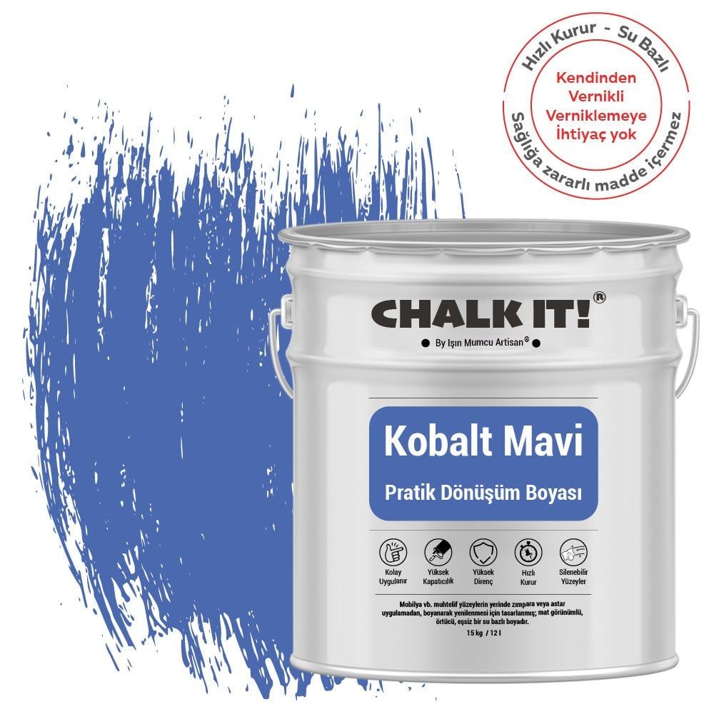 Chalk It Çini Mavisi