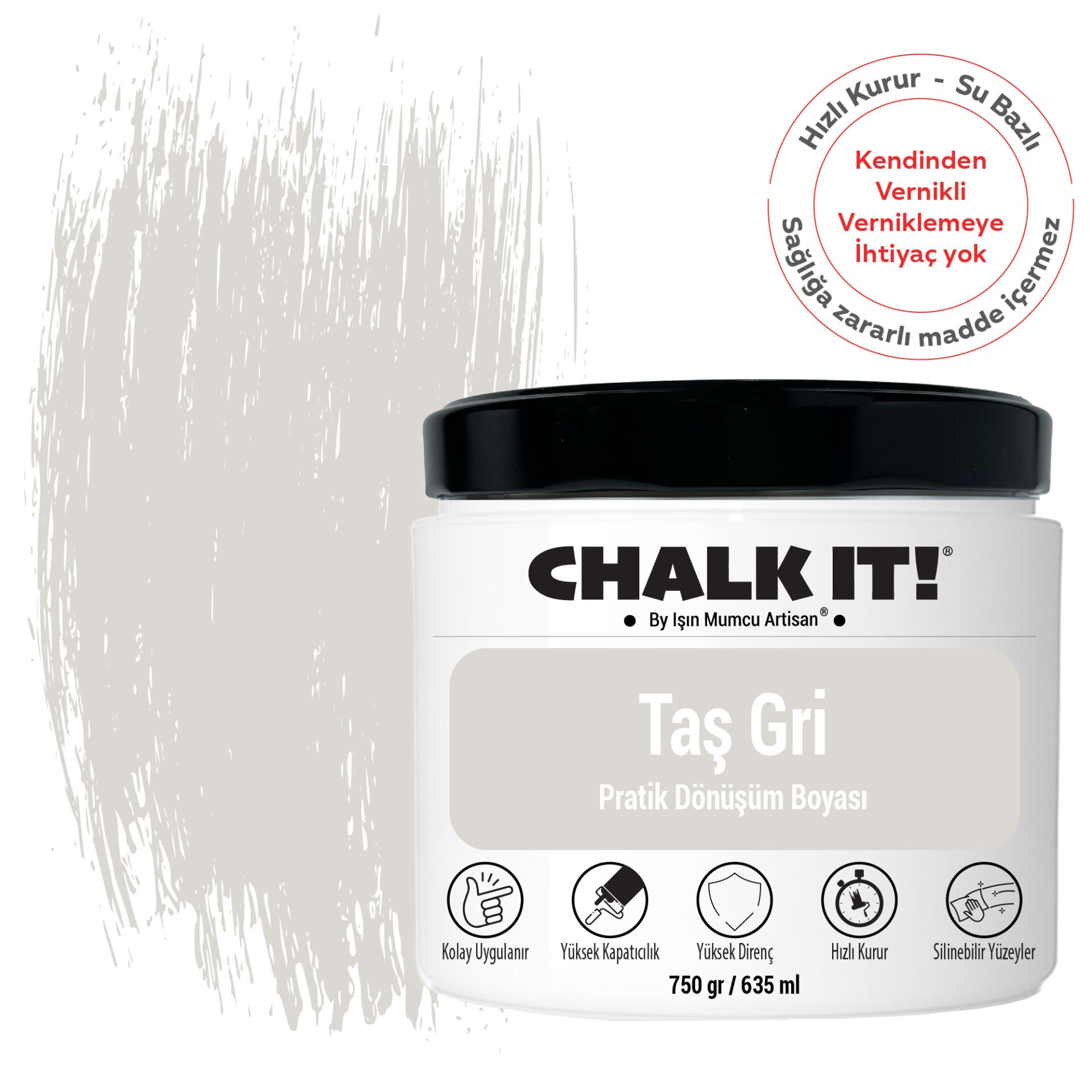 Chalk It Taş Gri
