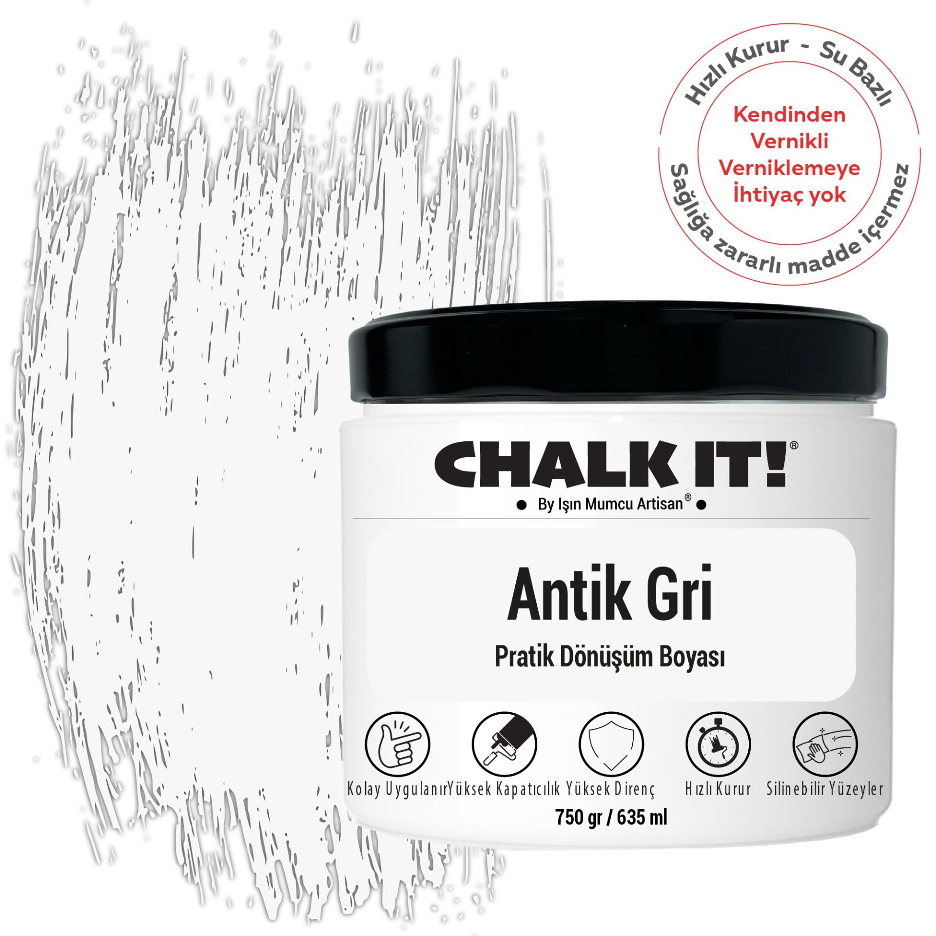 Chalk It Antik Gri