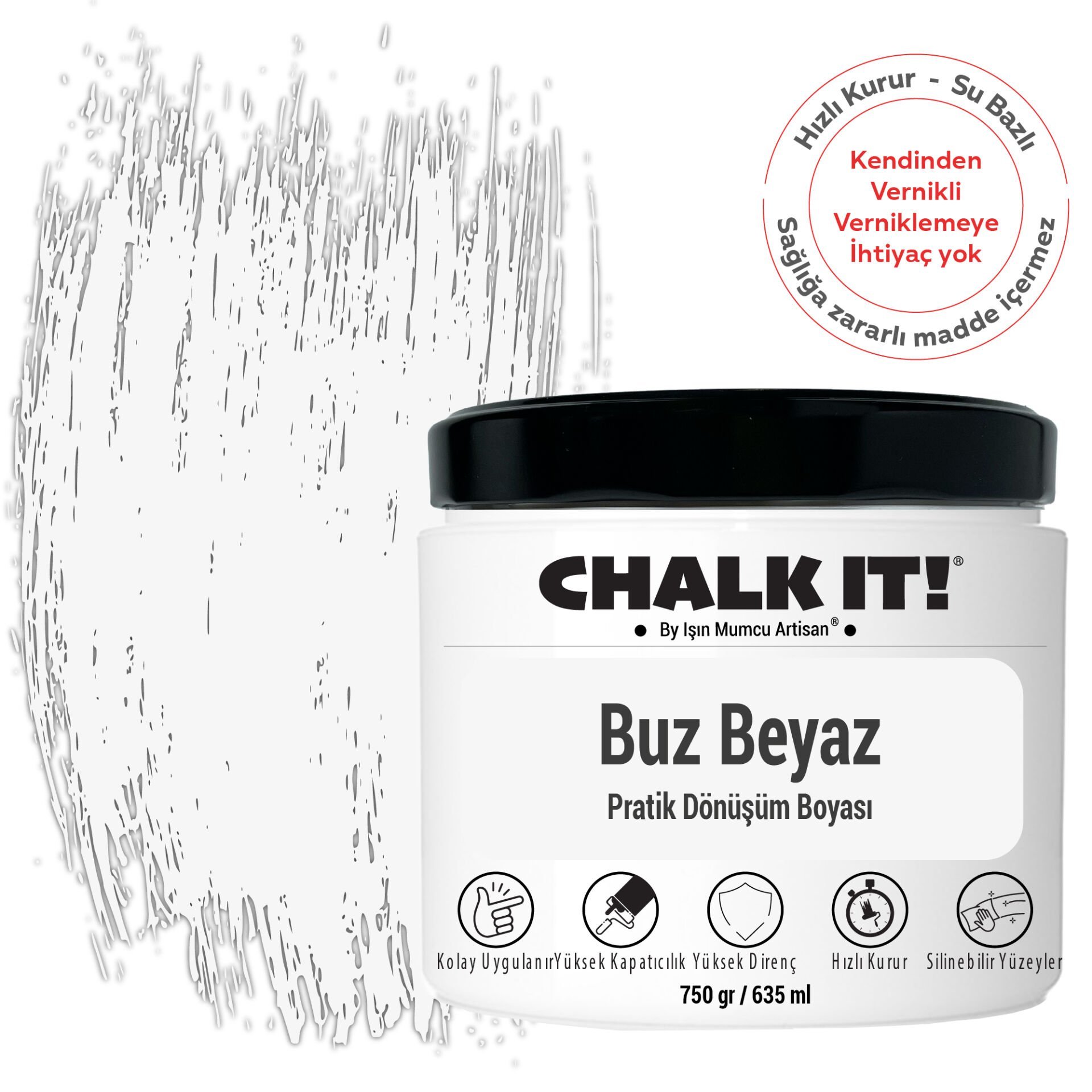 Chalk It Buz Beyaz