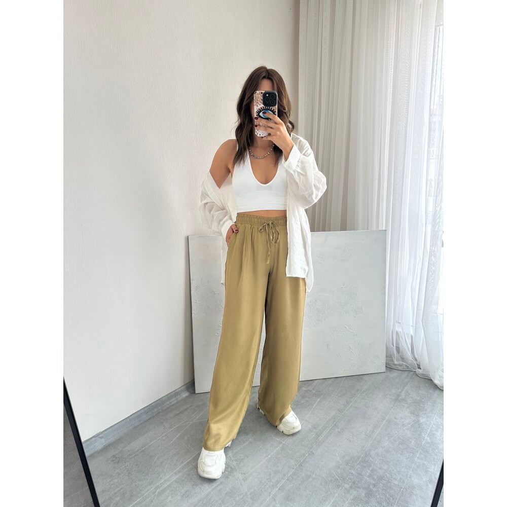 Massimo Dutti Saten Pantolon