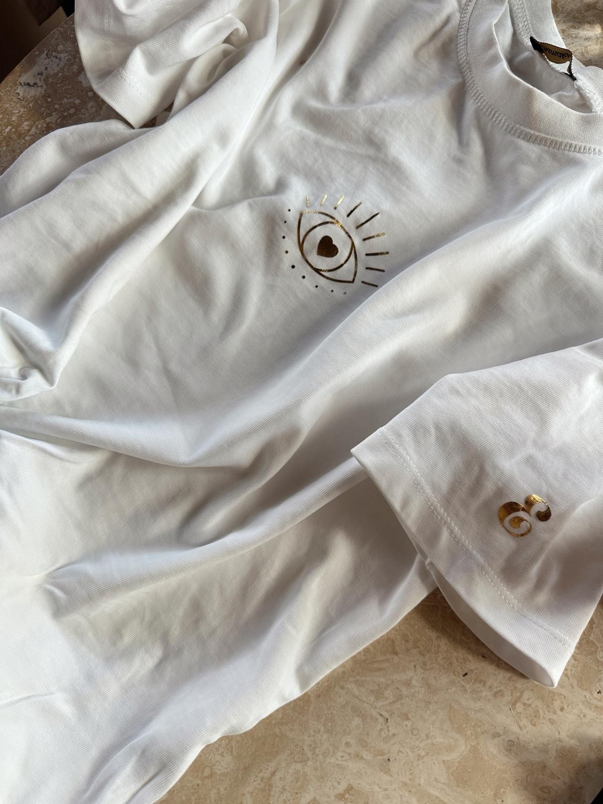 Kişiye Özel Harfli T-shirt