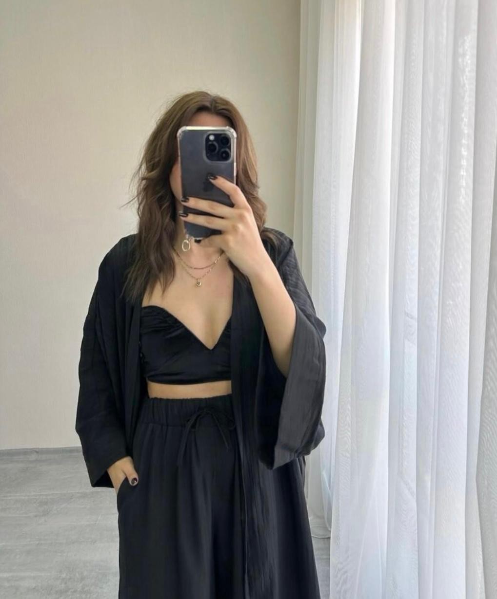 Kimono Takım - Siyah