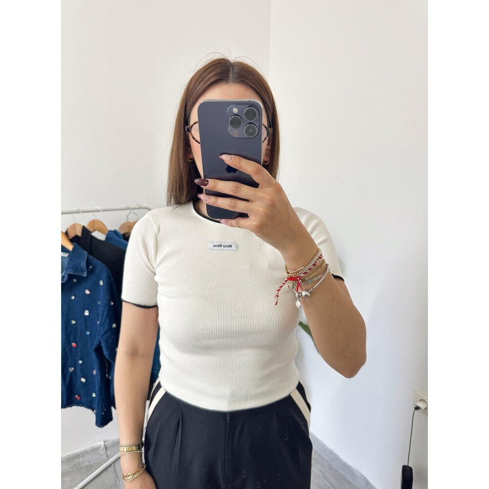 Miu miu Krem Bluz