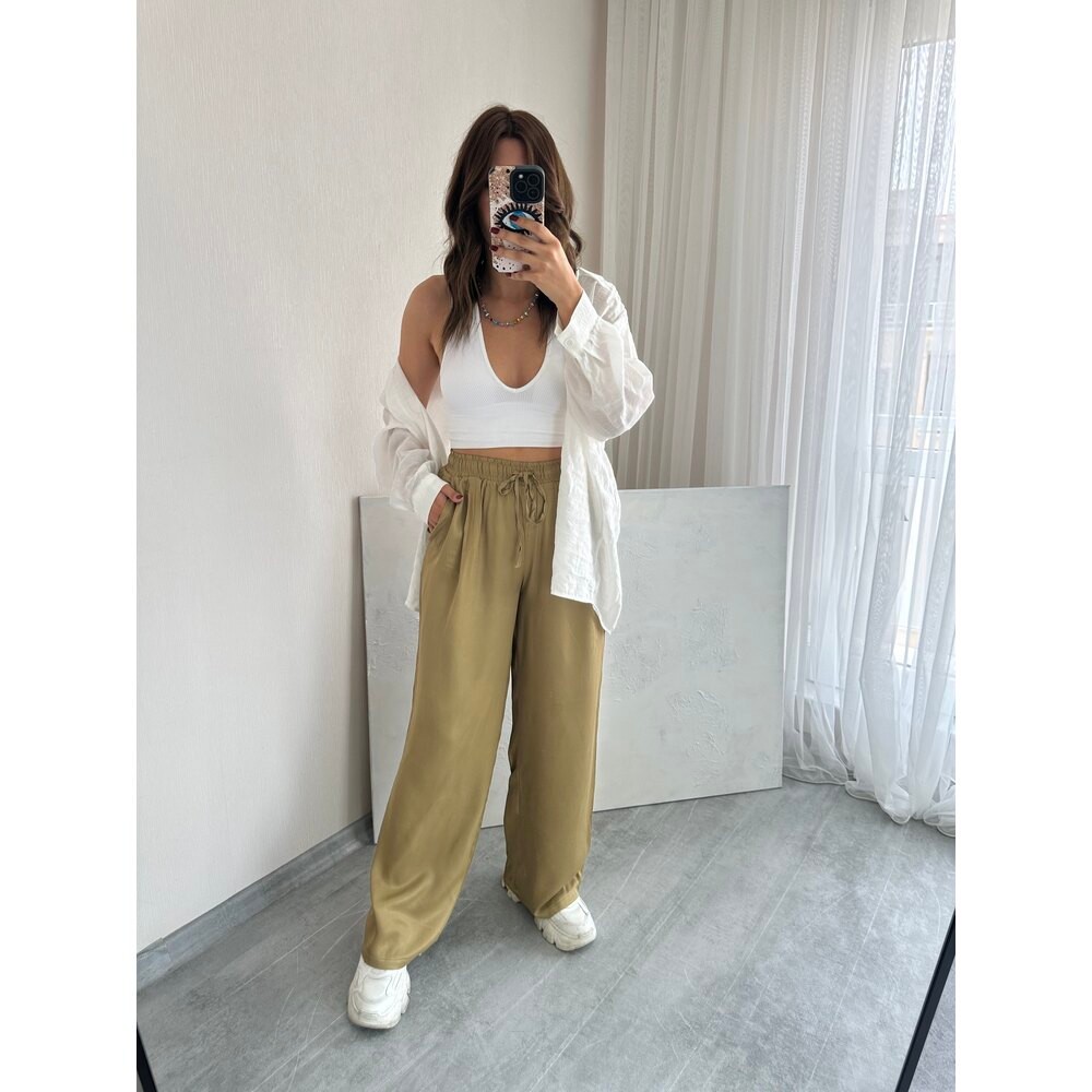 Massimo Dutti Saten Pantolon