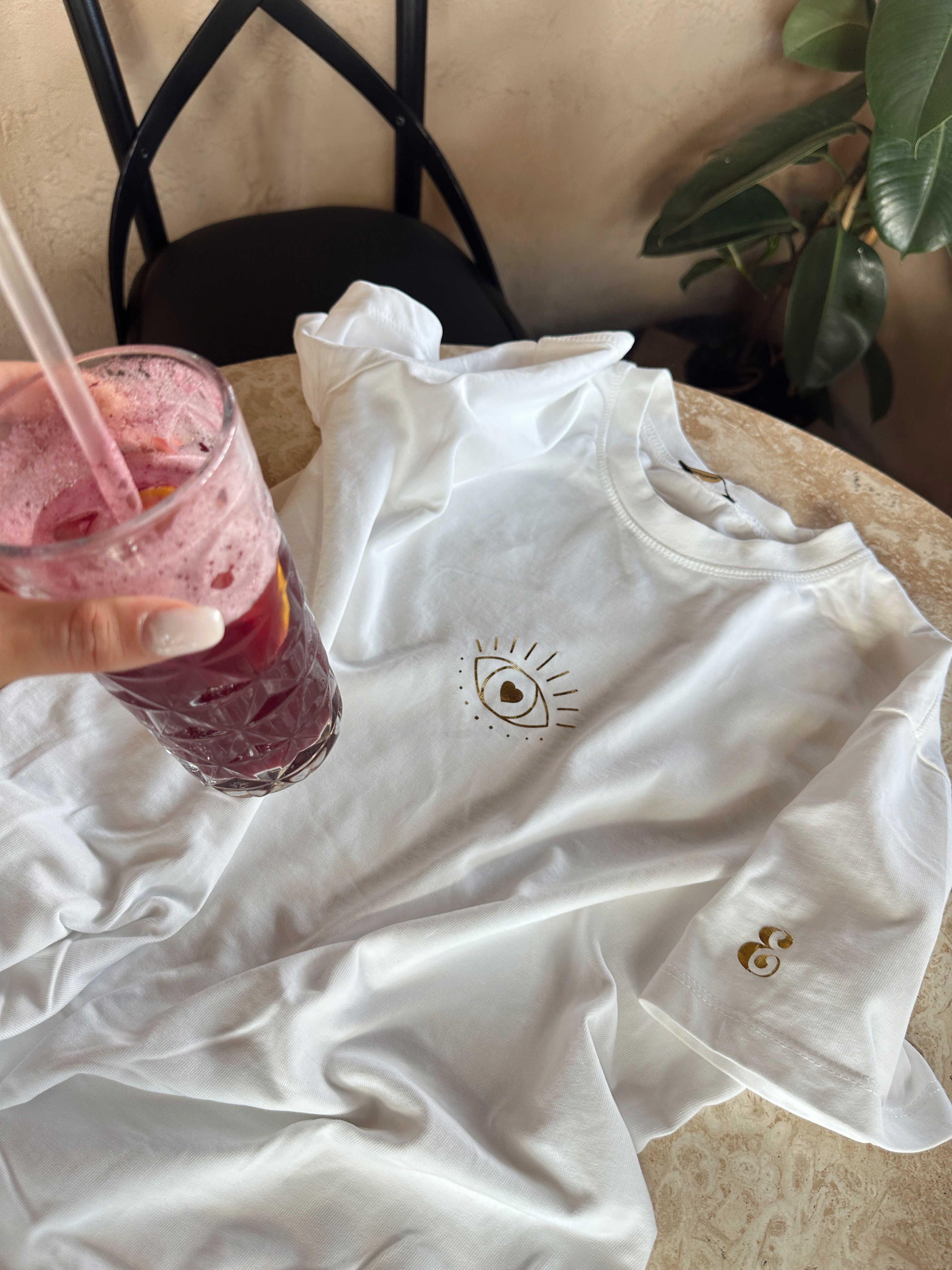 Kişiye Özel Harfli T-shirt