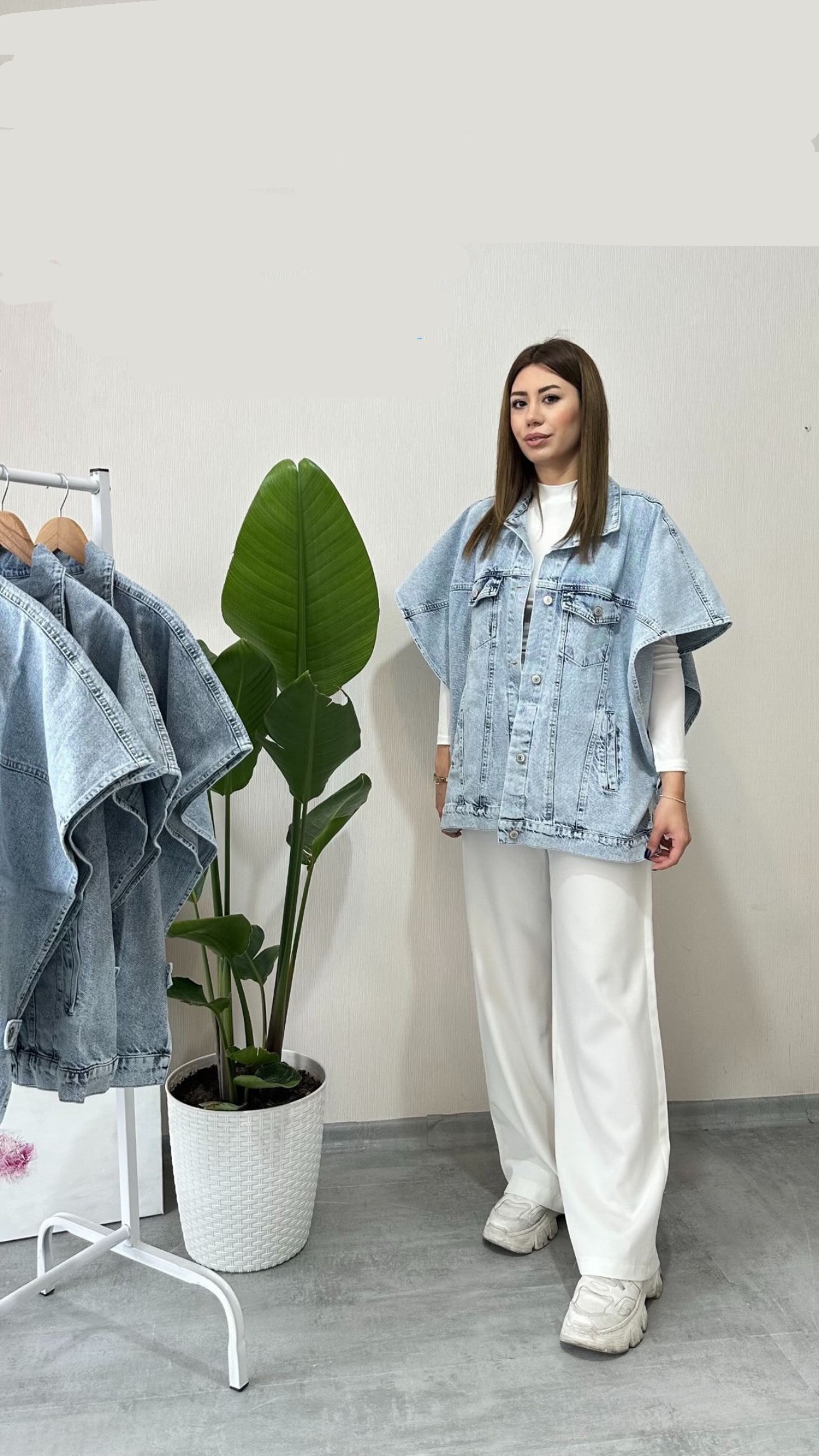 Denim Panço Yelek