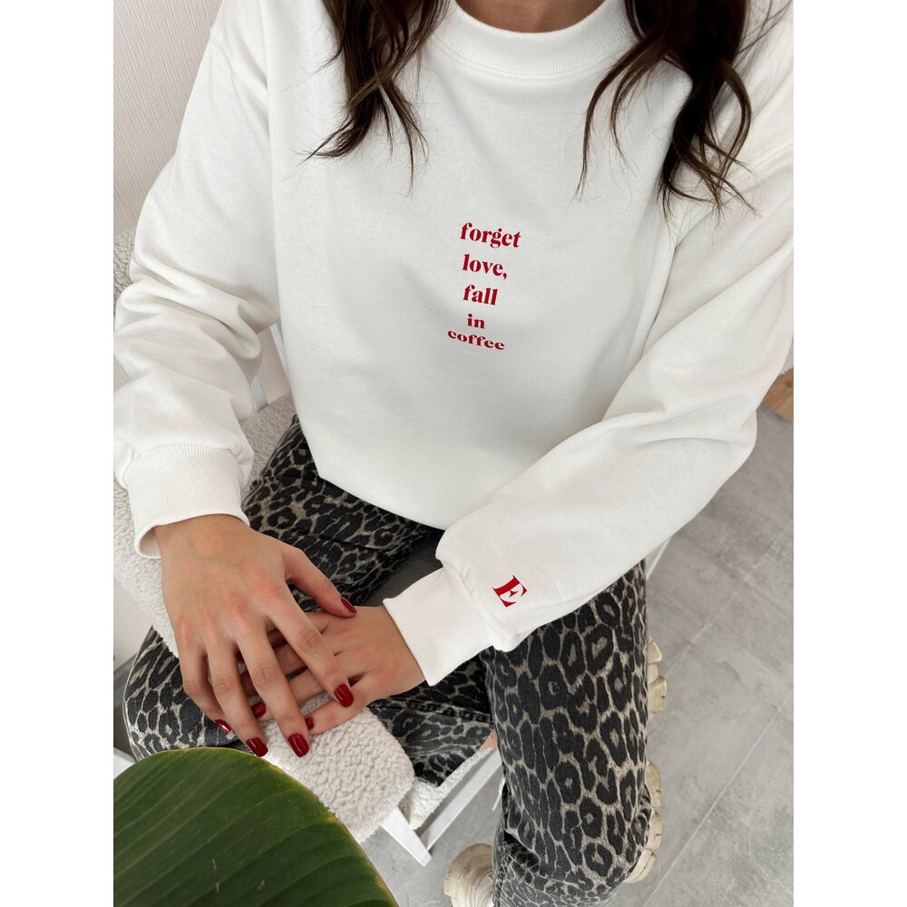 Forget Love Fall İn Coffee Sweat