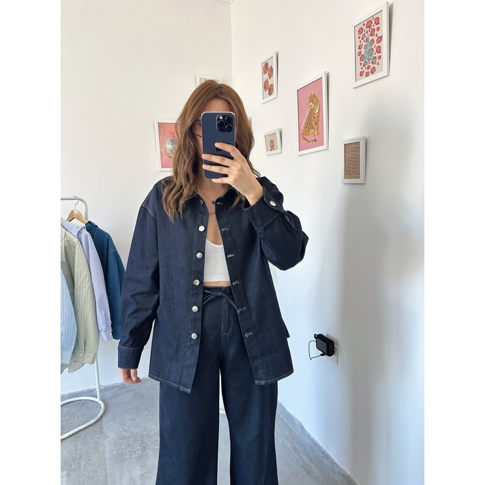 Kemer Hediyeli Denim Takım