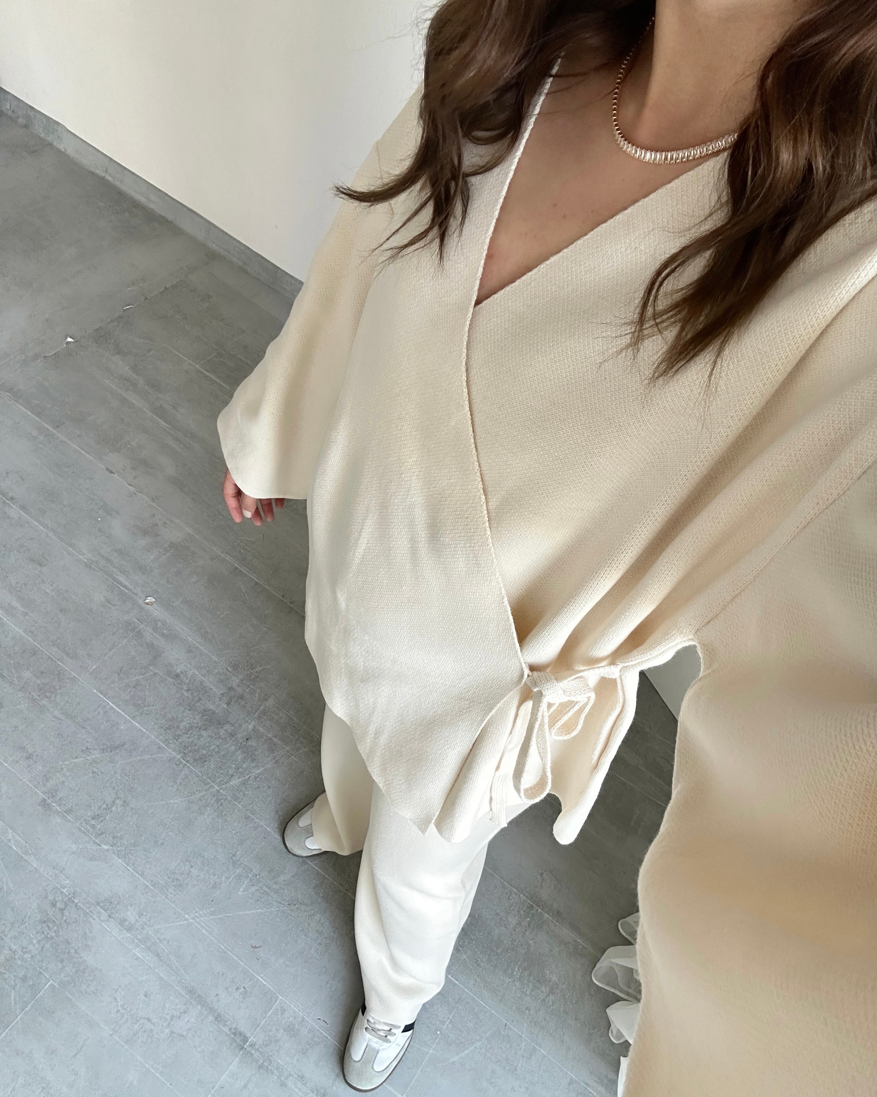 Triko Kimono Pantolon Takım