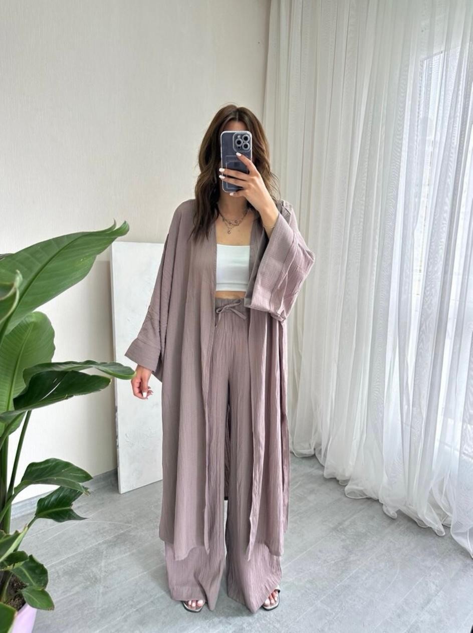 Kimono Takım - Mürdüm