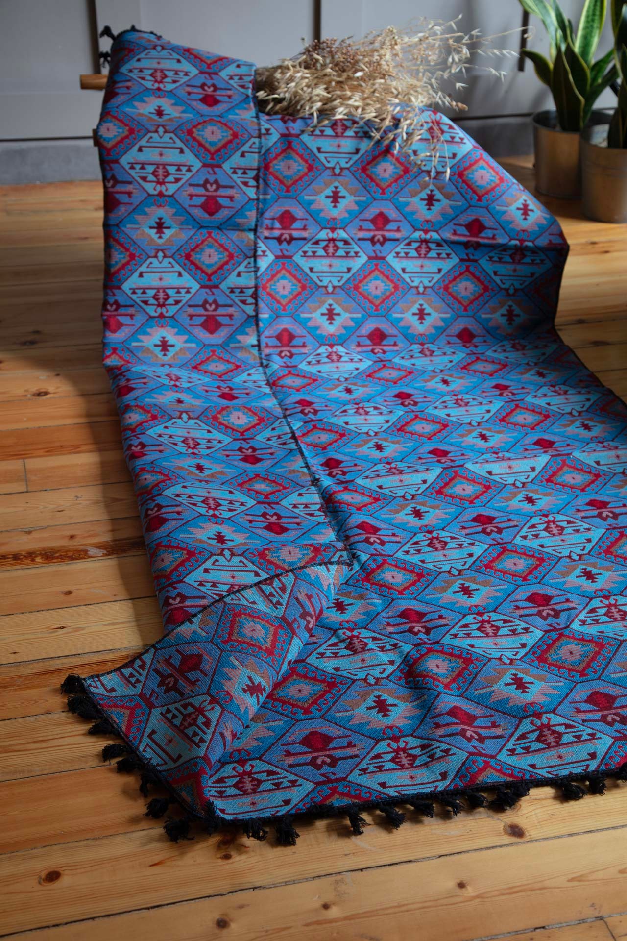 Nirmal Kilim 110*180 Mavi/Kırmızı