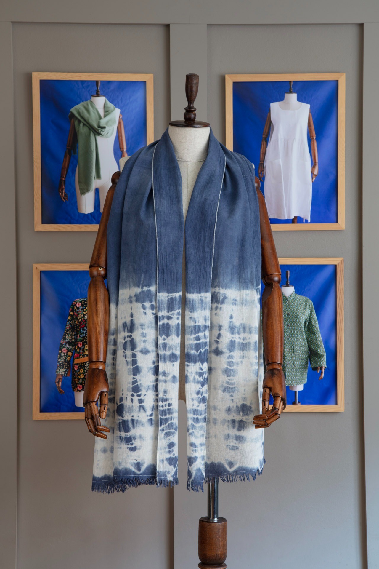 Nirmal Muslin Shibori Şal 70*190