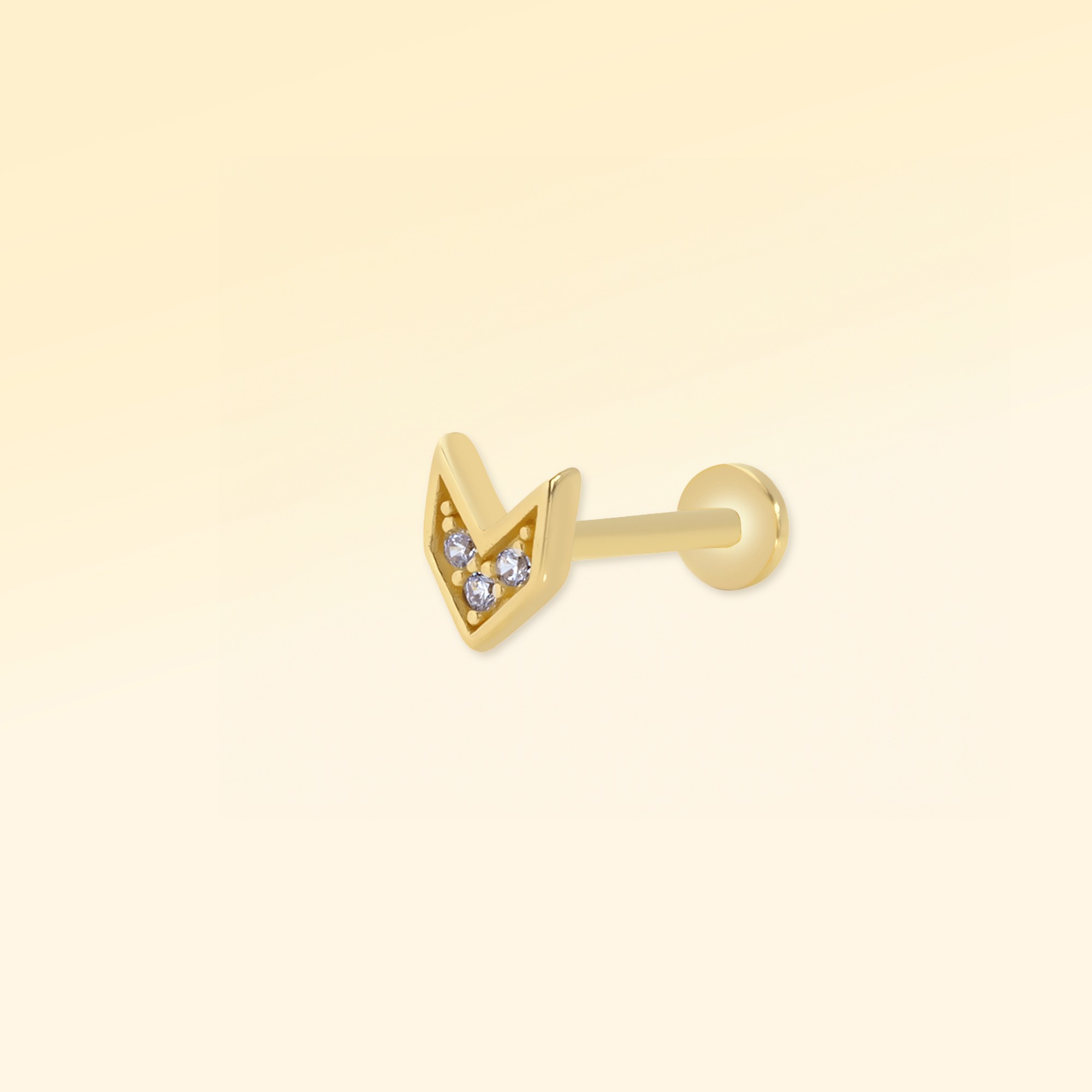 Army Pırlantalı Piercing