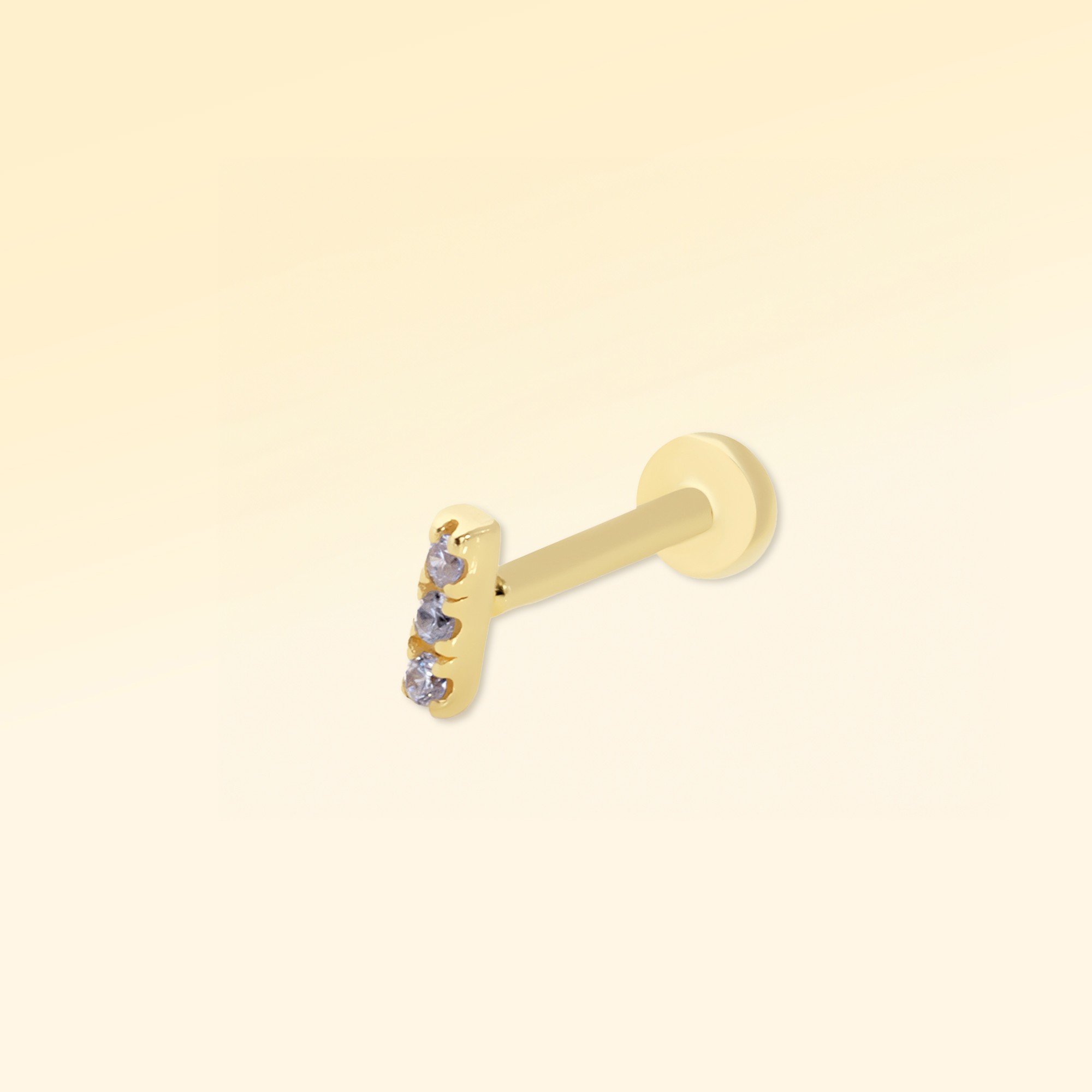 Pırlanta Mini Bar Piercing