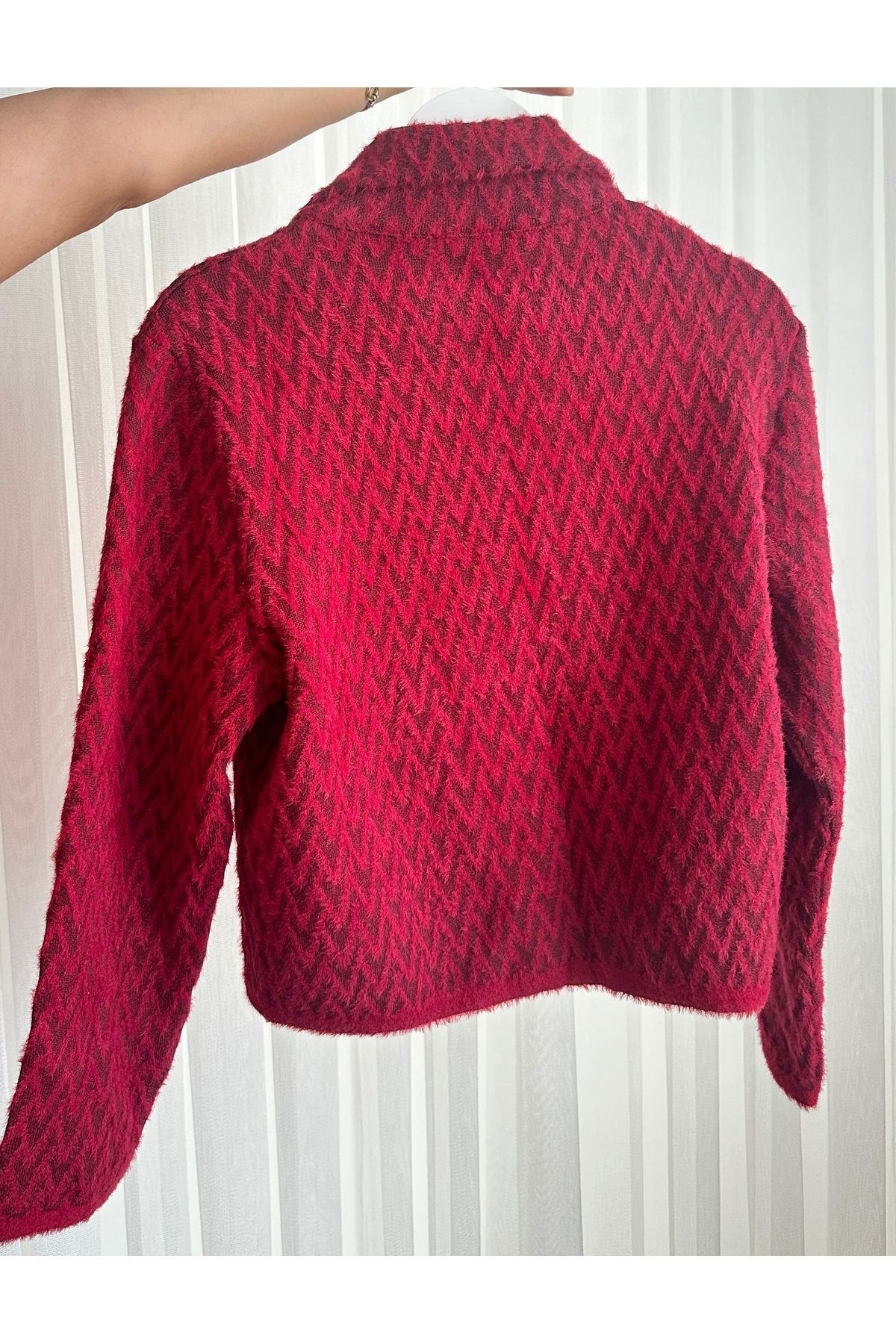 Bordo renk ceket