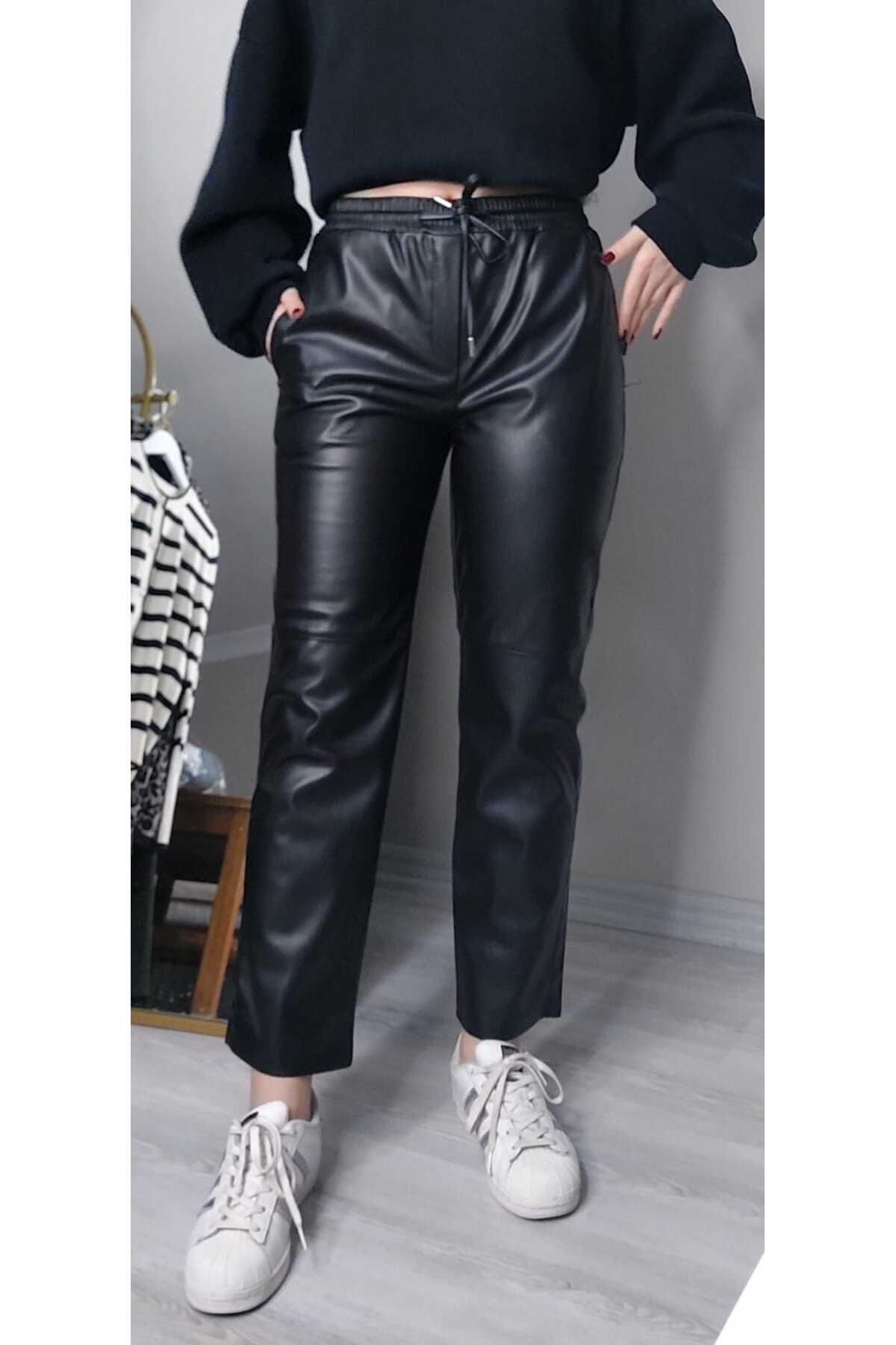 Suni Deri Pantolon