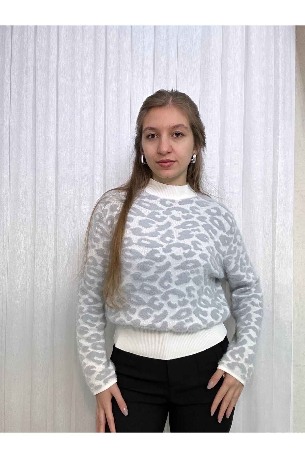 Yarım yaka crops kazak