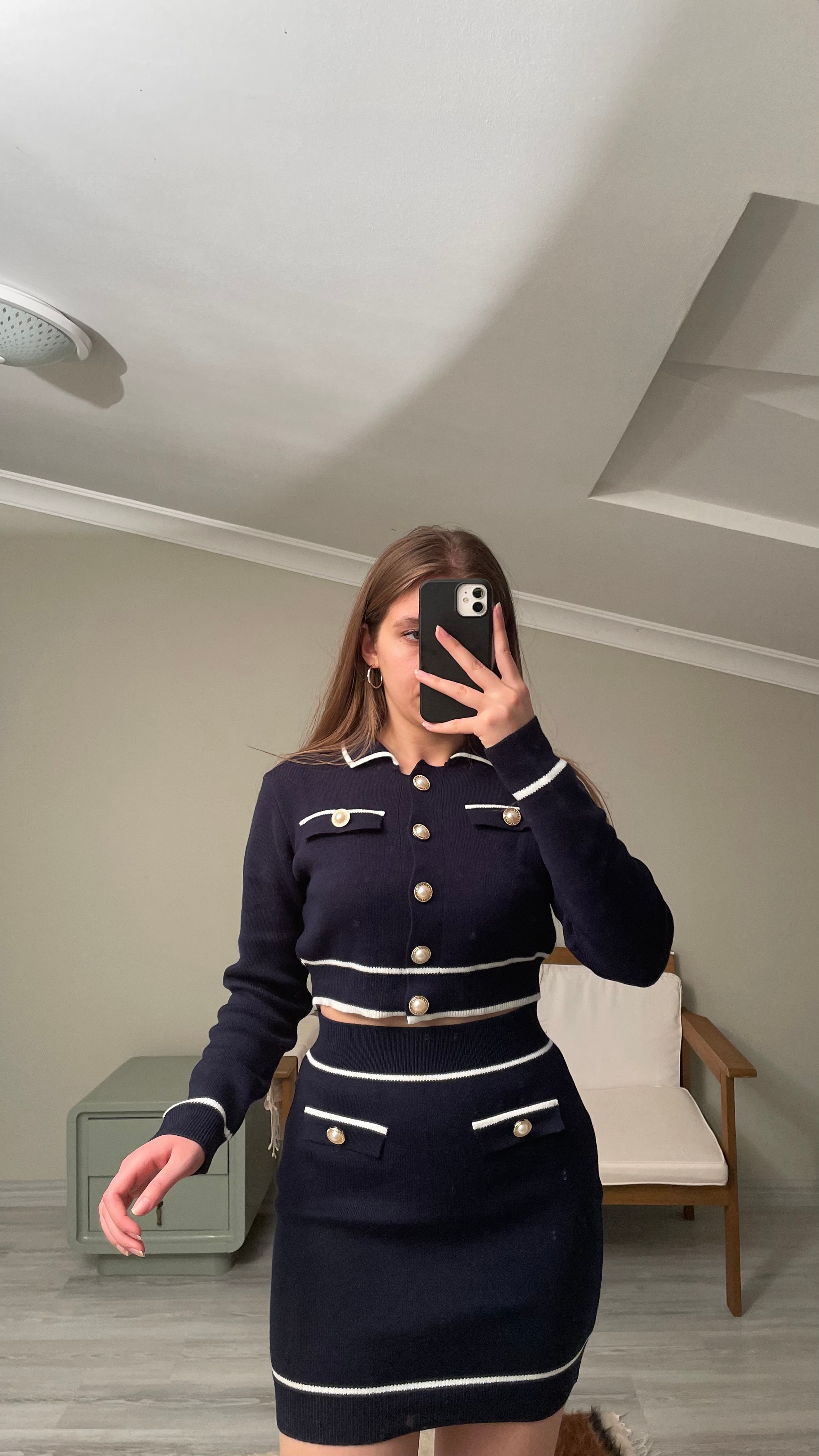 Mini etekli örme takım