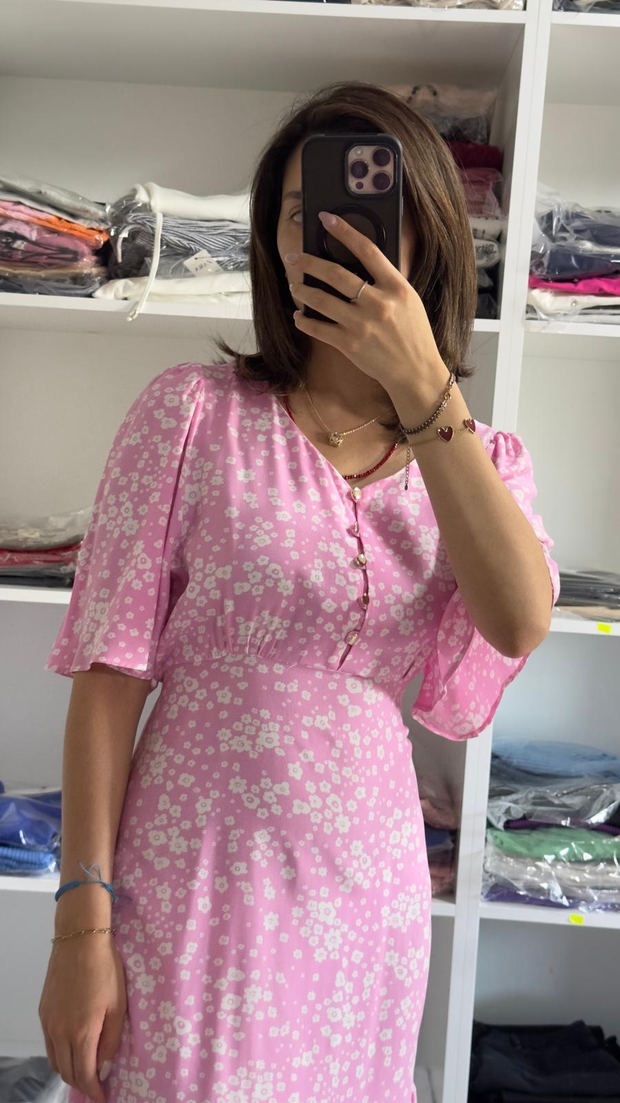pembe elbise