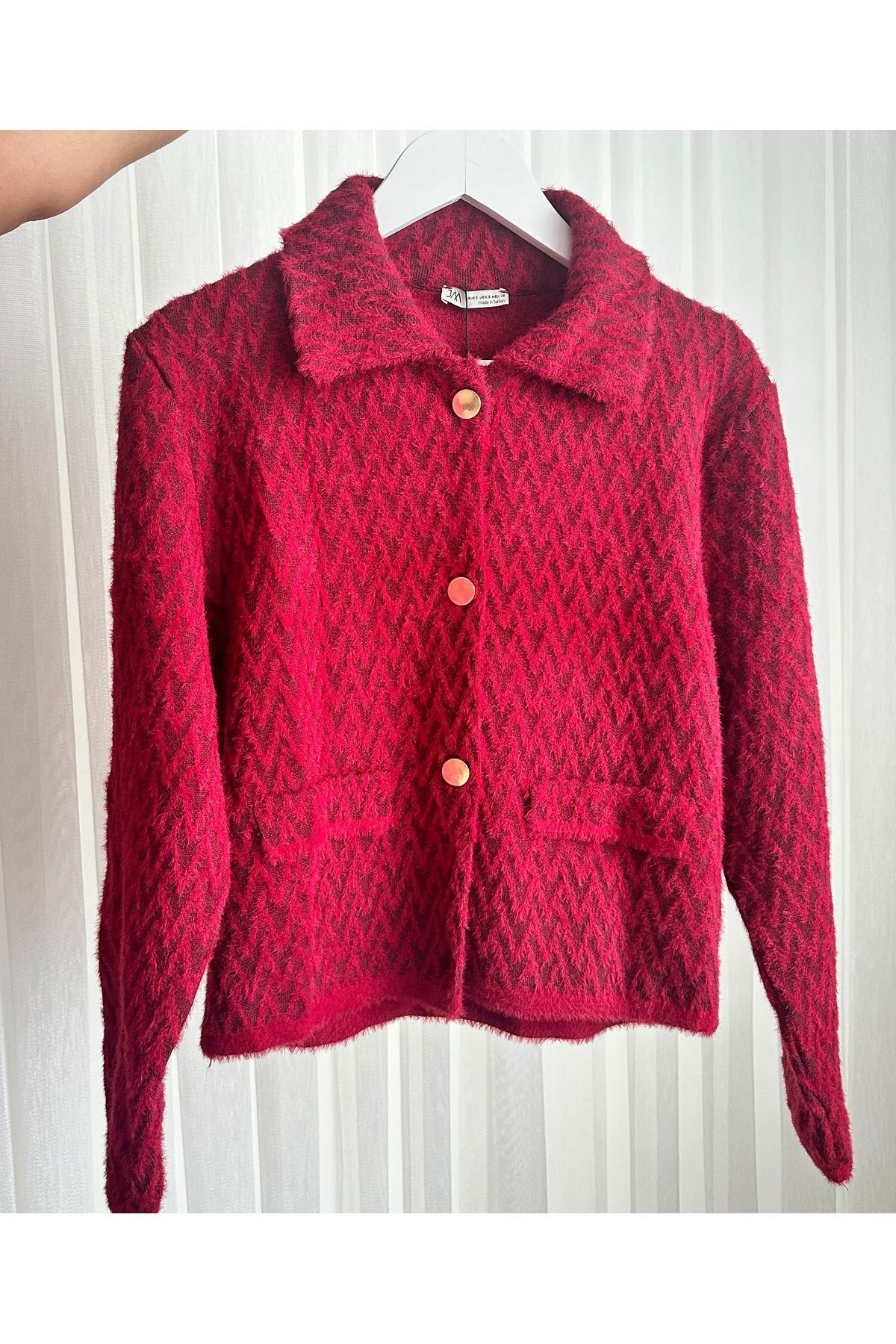 Bordo renk ceket