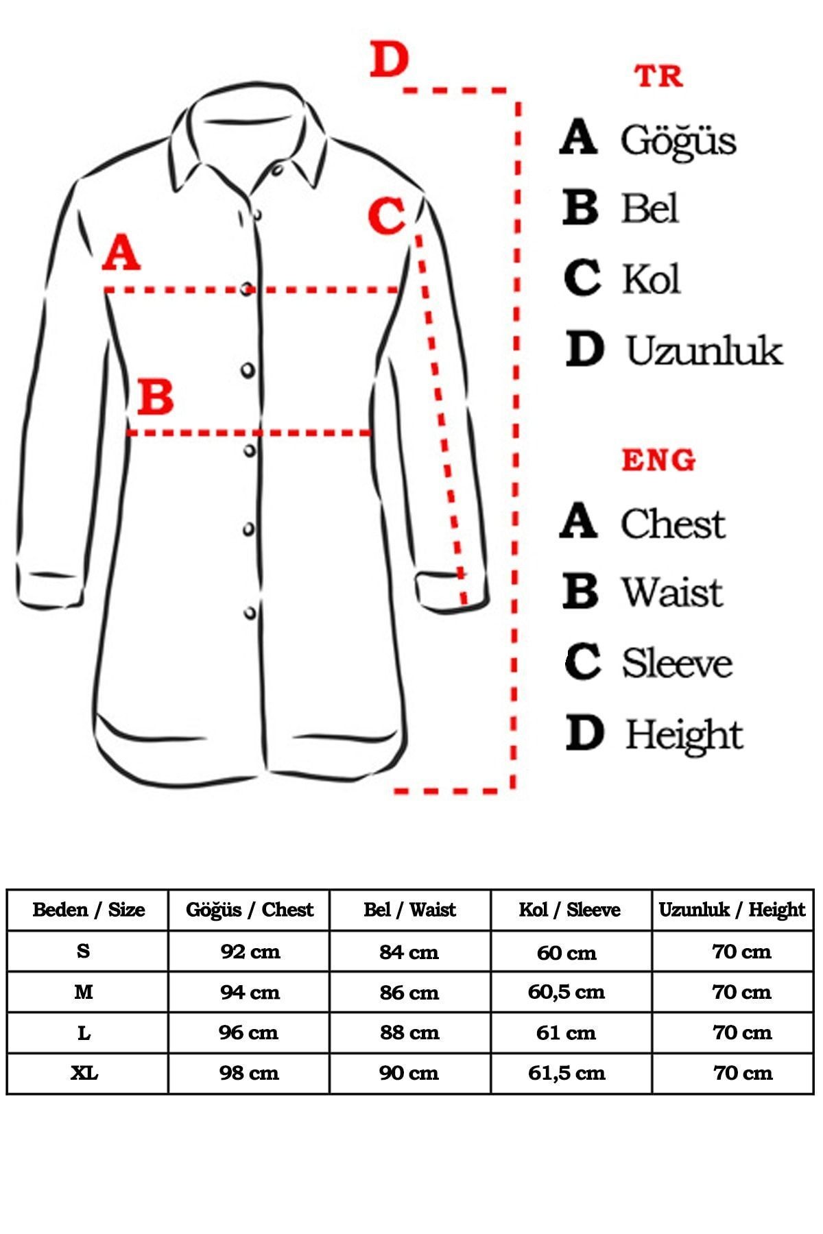 Kadın İndigo Tunik Gömlek ARM-19Y001003
